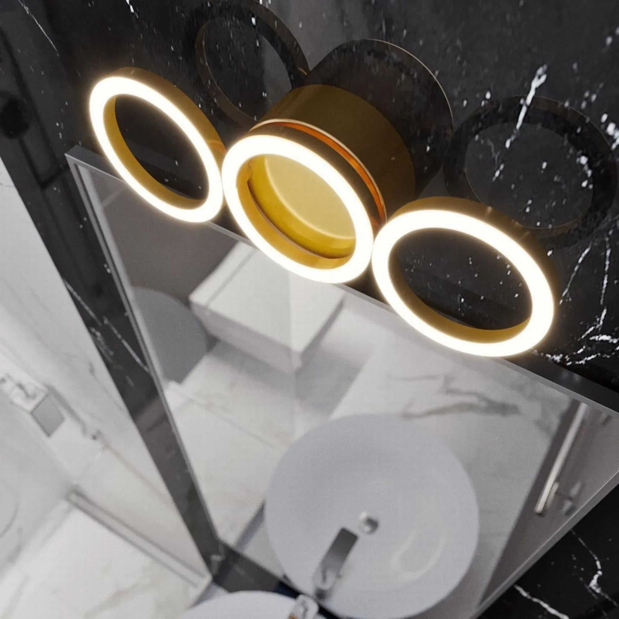 Glo 14" LED Wall Sconce, Satin Brass Finish - Bees Lighting