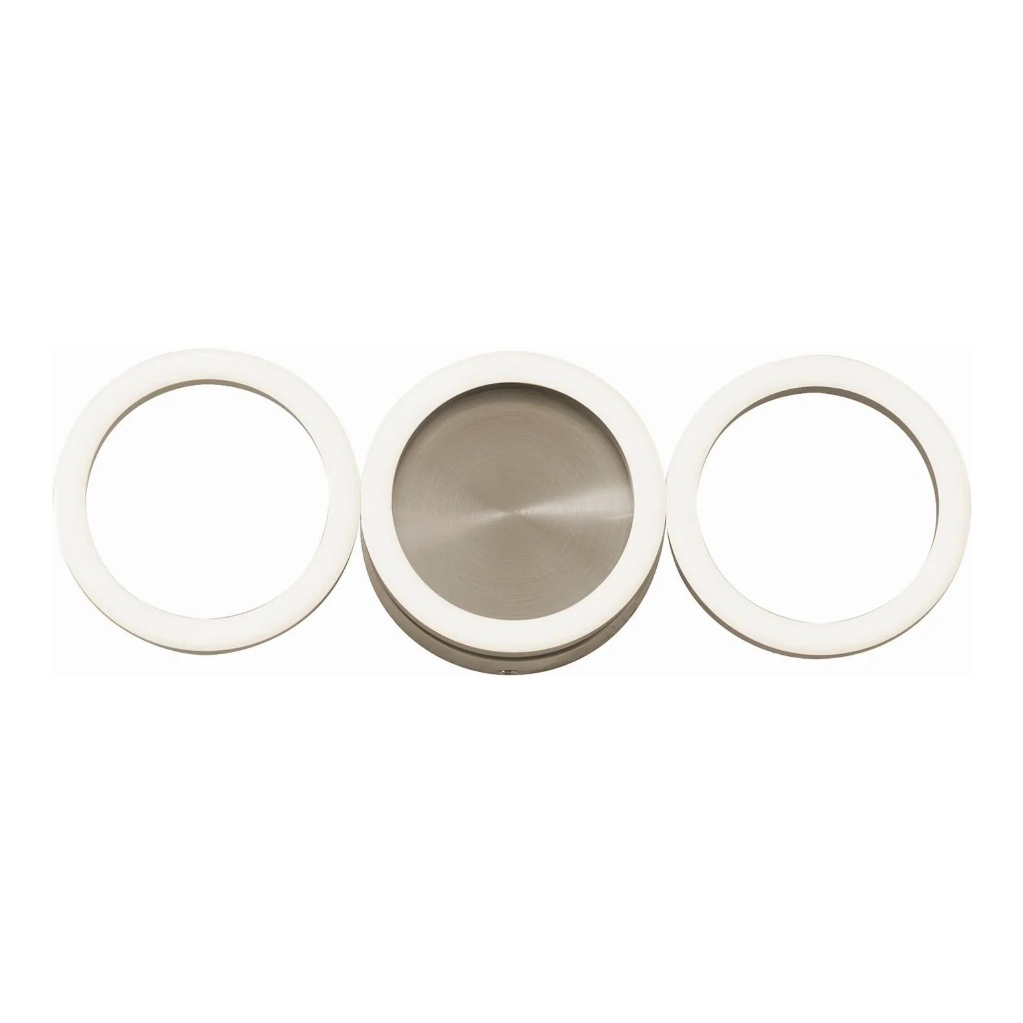 Glo 14" LED Wall Sconce, Satin Nickel Finish - Bees Lighting