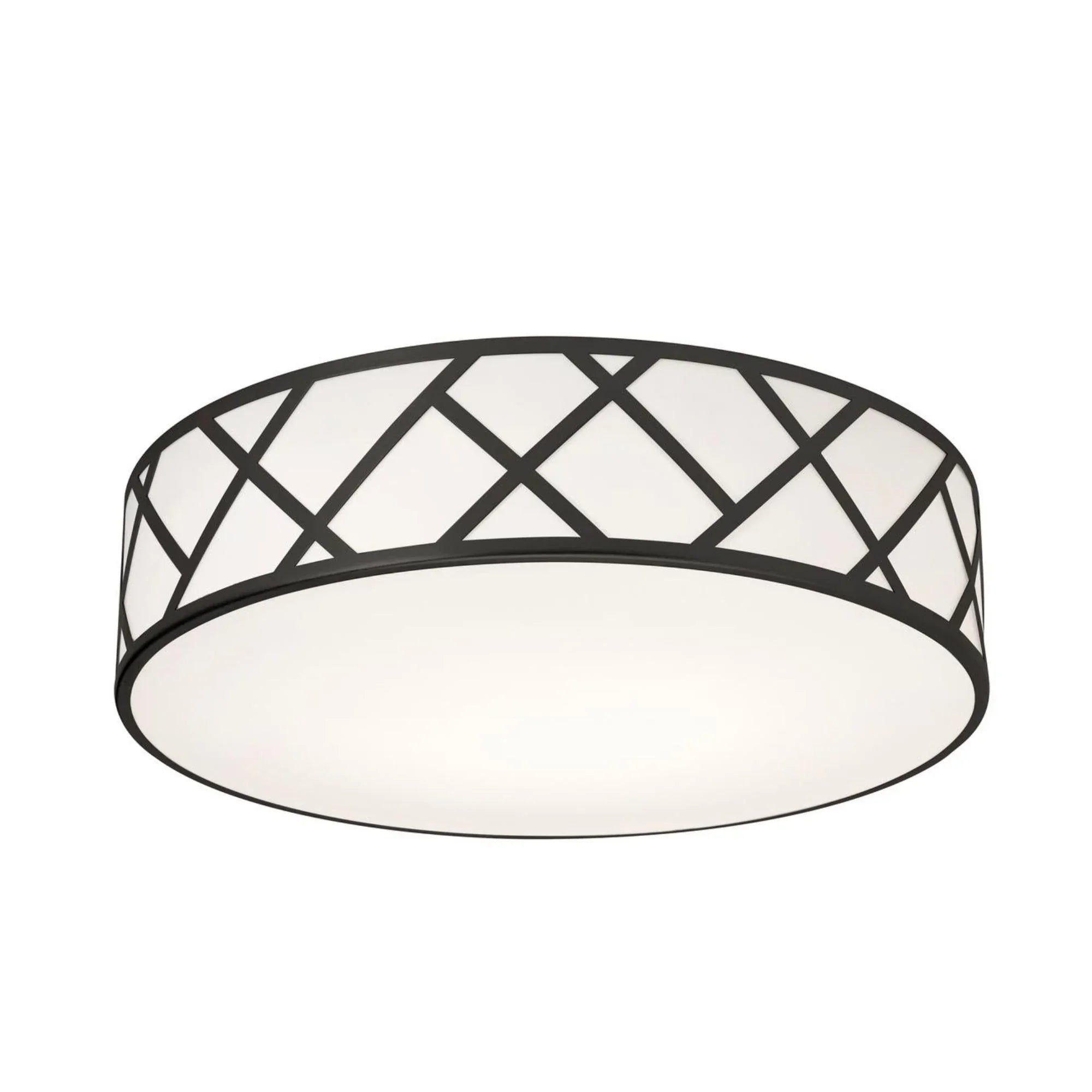 Haven 21" LED Flush Mount, 3CCT, Black Finish