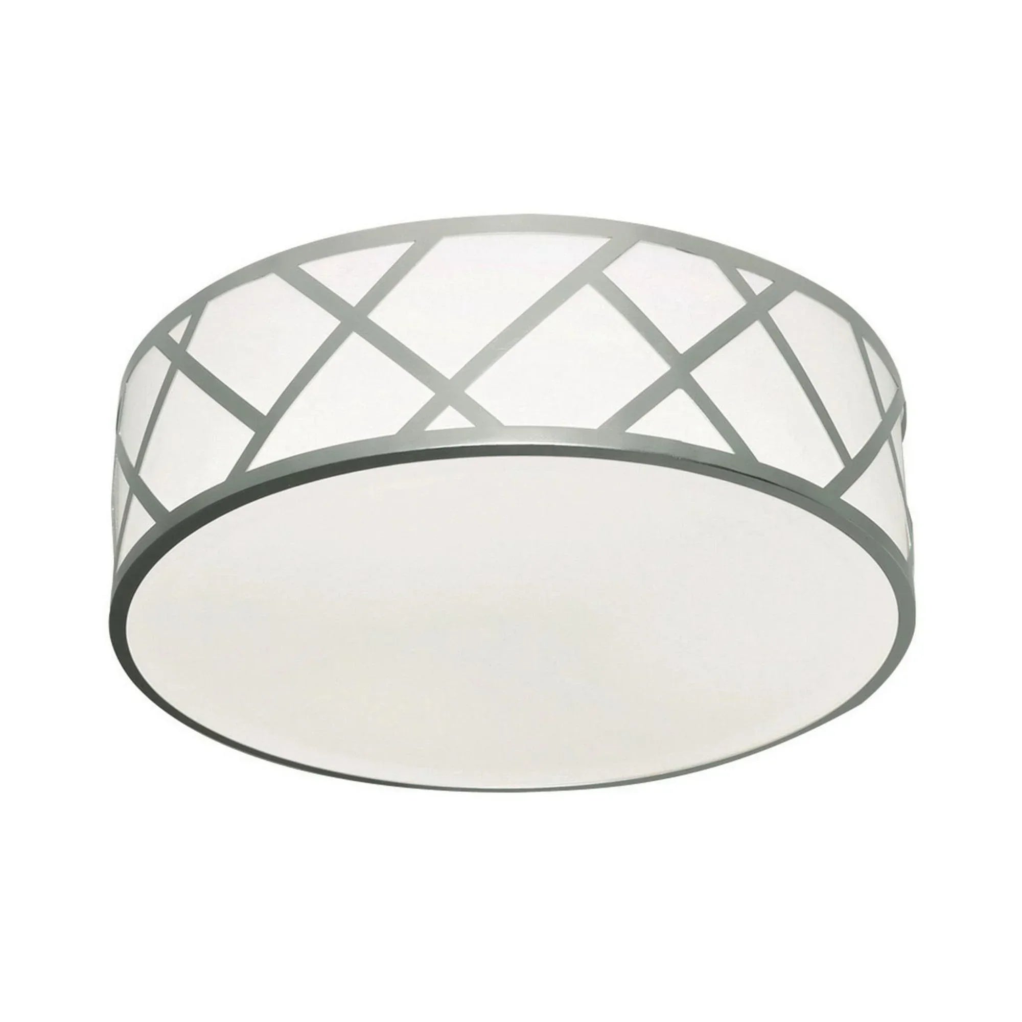 Haven 21" LED Flush Mount, 3CCT, Satin Nickel Finish