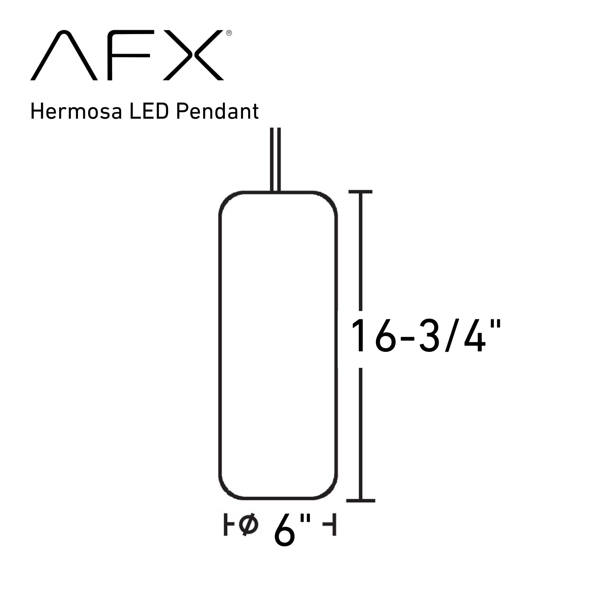 Hermosa 6 in. LED Pendant Light 120-277V 4000K Satin Nickel finish with Aqua & White shade - Bees Lighting