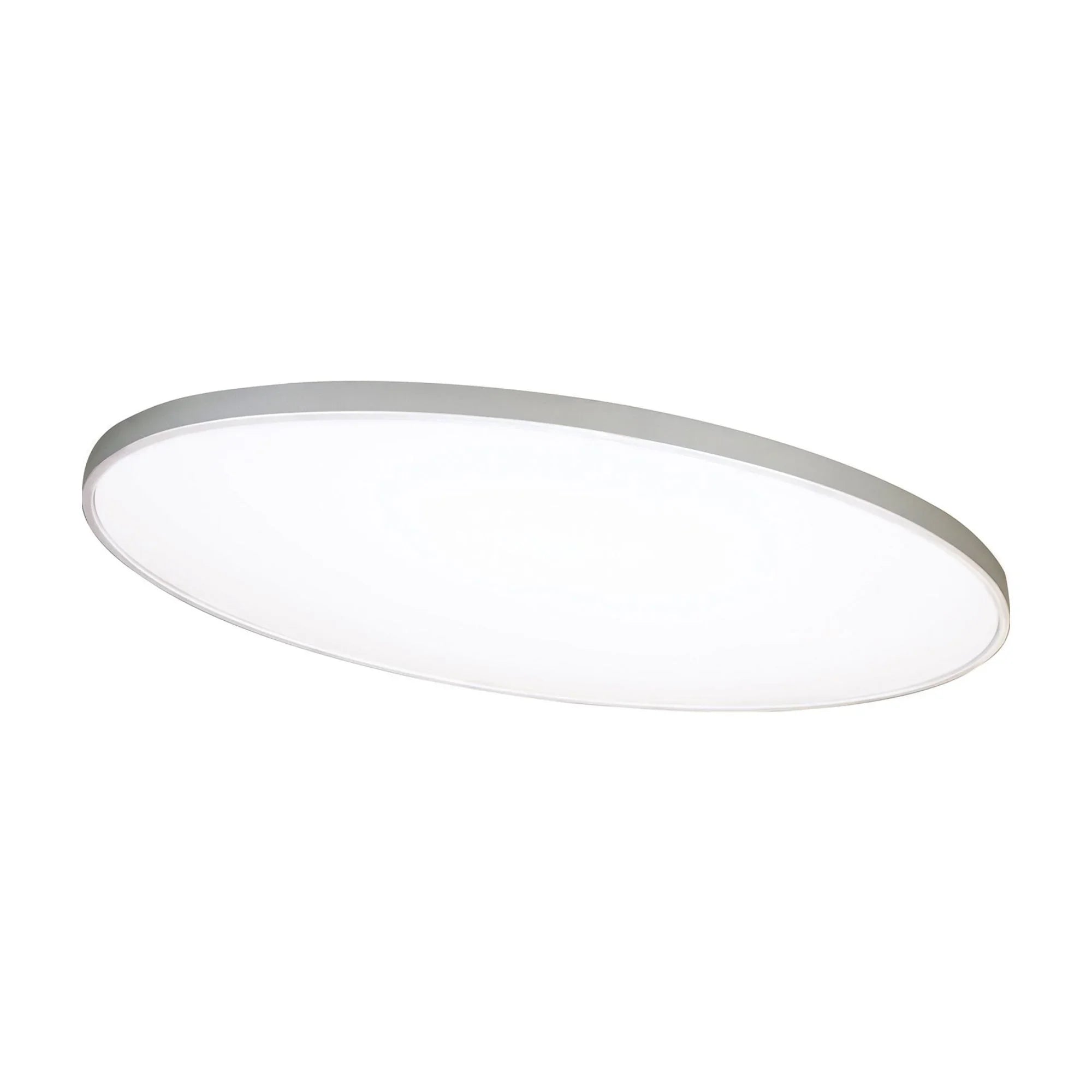 Ideal 32" LED Flush Mount, Satin Nickel Finish - Bees Lighting