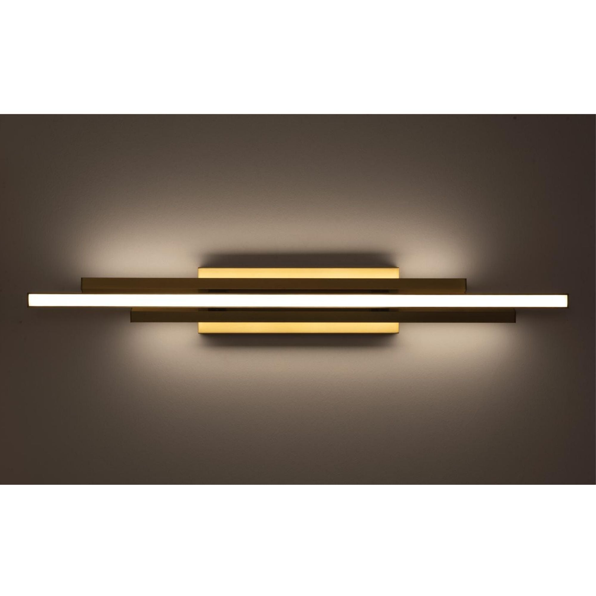 Indra 36 In. LED Bath Bar Satin Nickel Finish - Bees Lighting