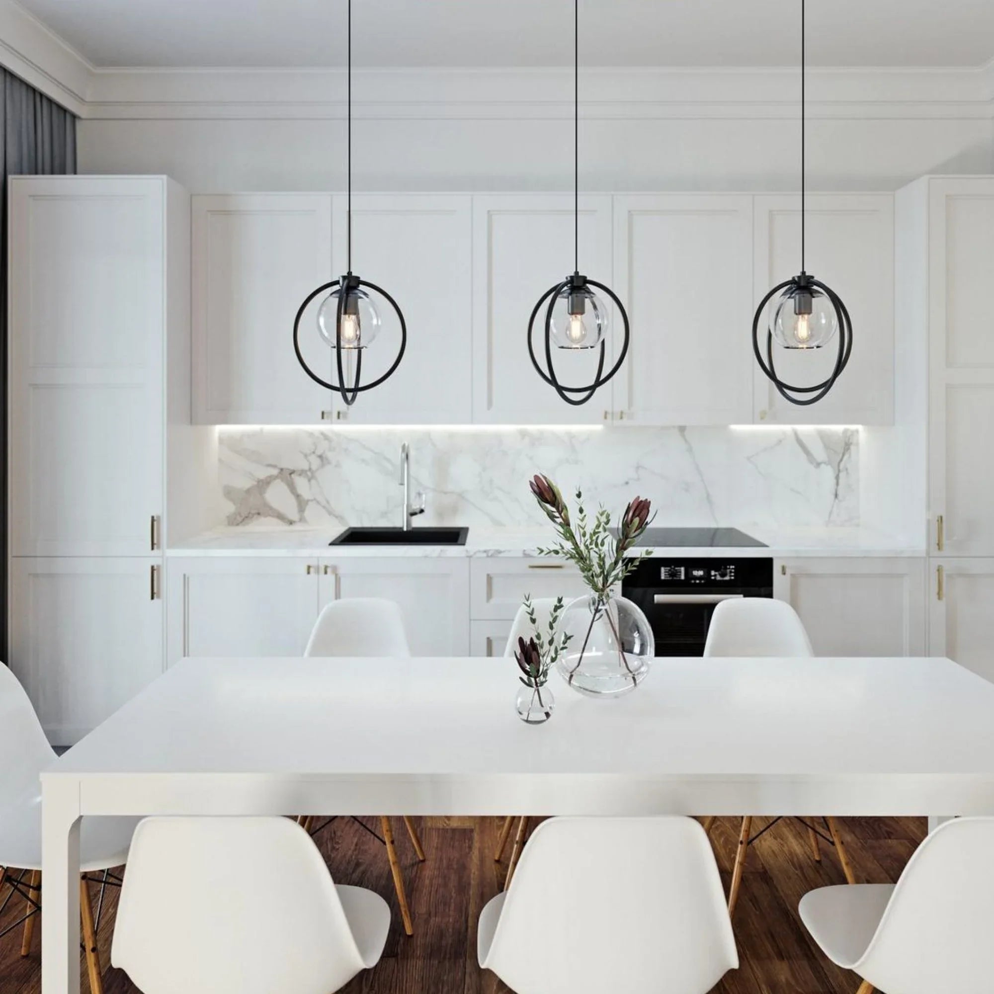 Jamie 12" Pendant, Black Finish - Bees Lighting