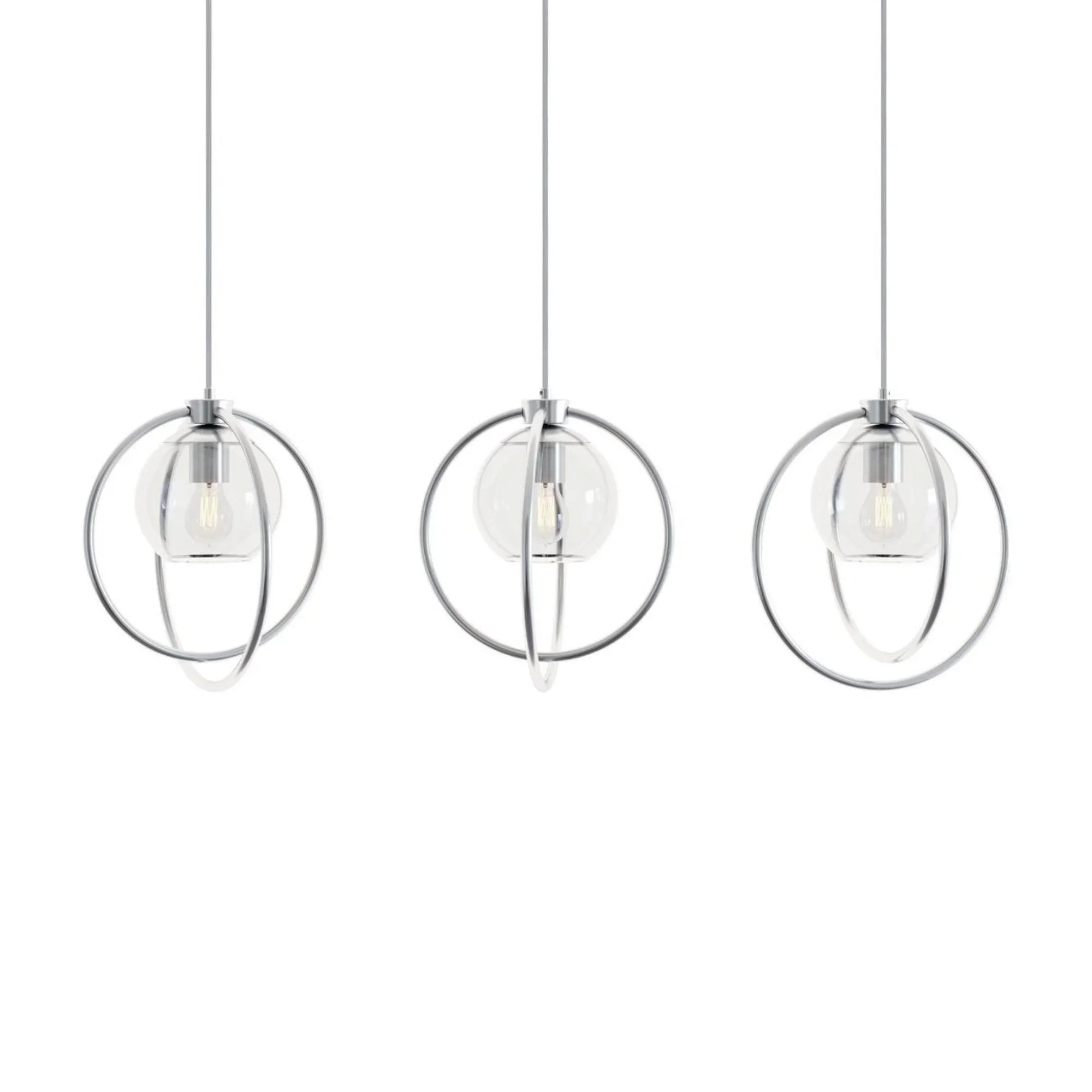 Jamie 3 Lights 36" Linear Pendant Light - Bees Lighting