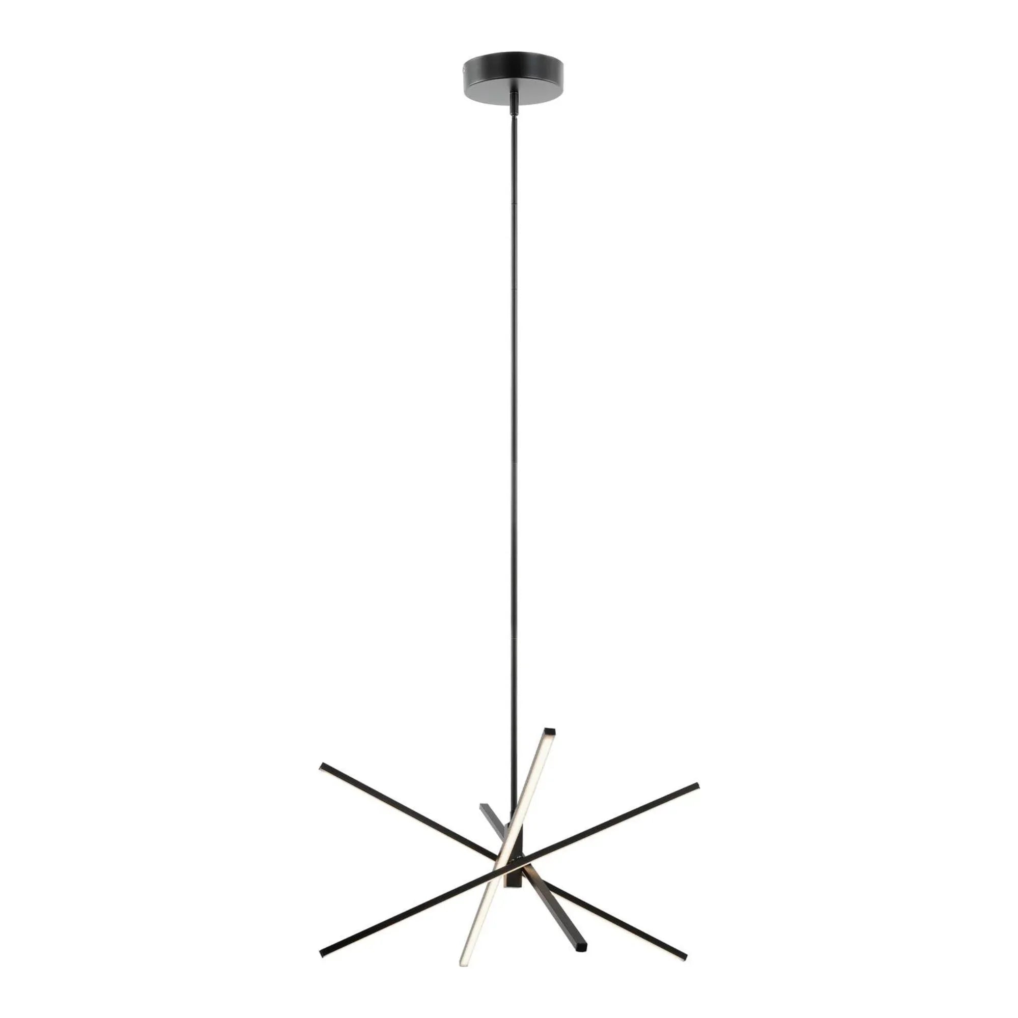 Jaxx 24" LED Pendant, Black Finish - Bees Lighting