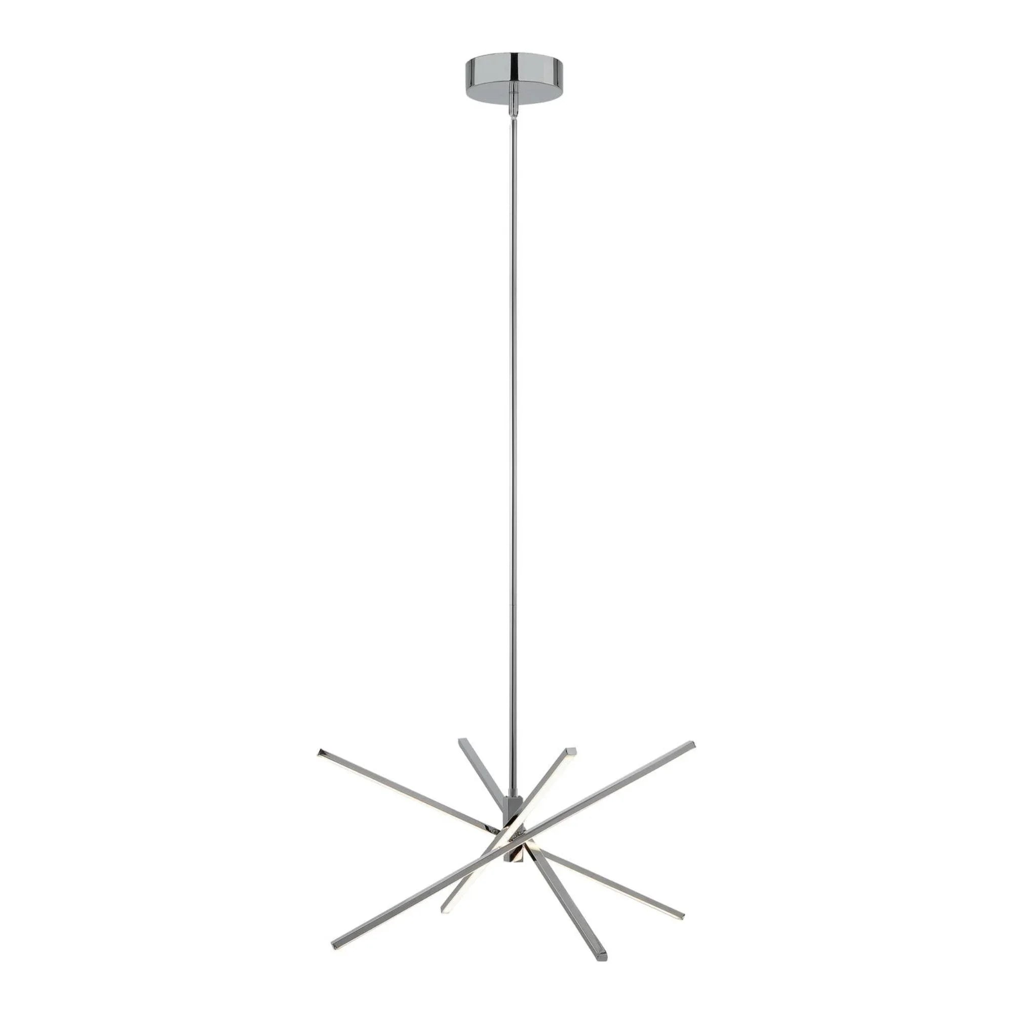Jaxx 24" LED Pendant, Polished Chrome Finish - Bees Lighting