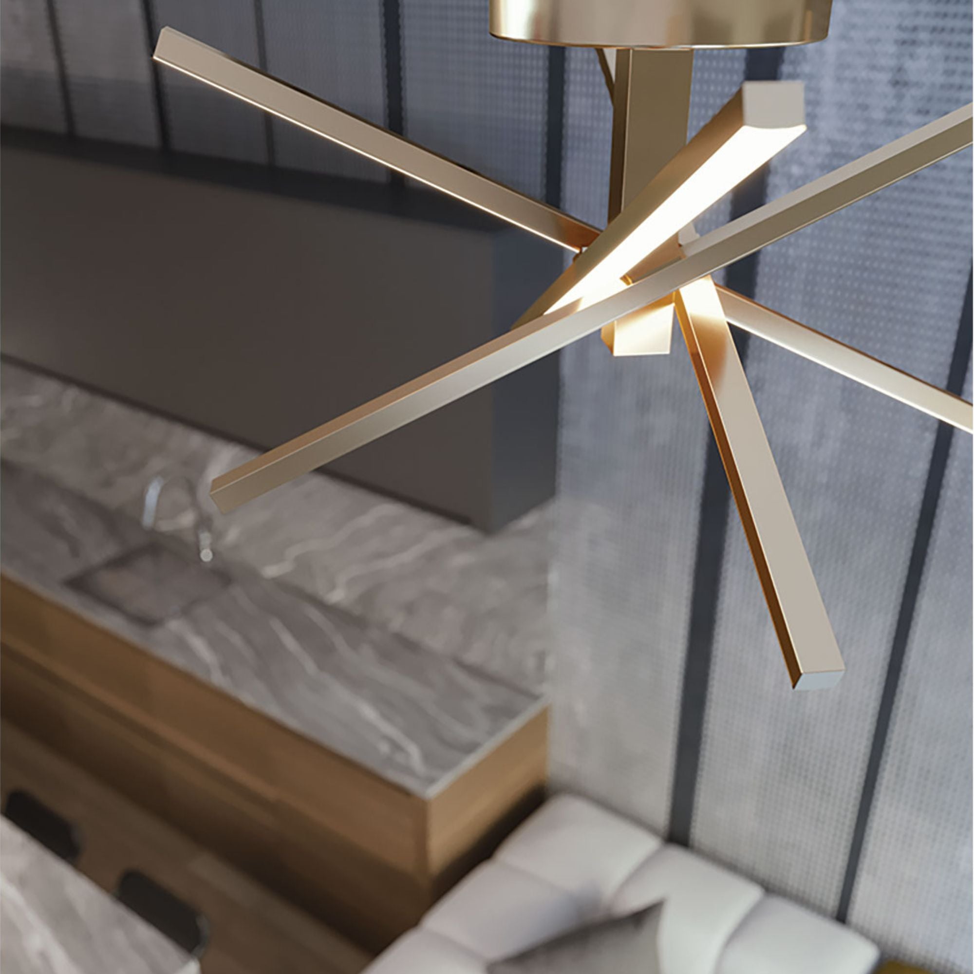 Jaxx 15 in. LED Semi Flush Mount Light Black finish - Bees Lighting