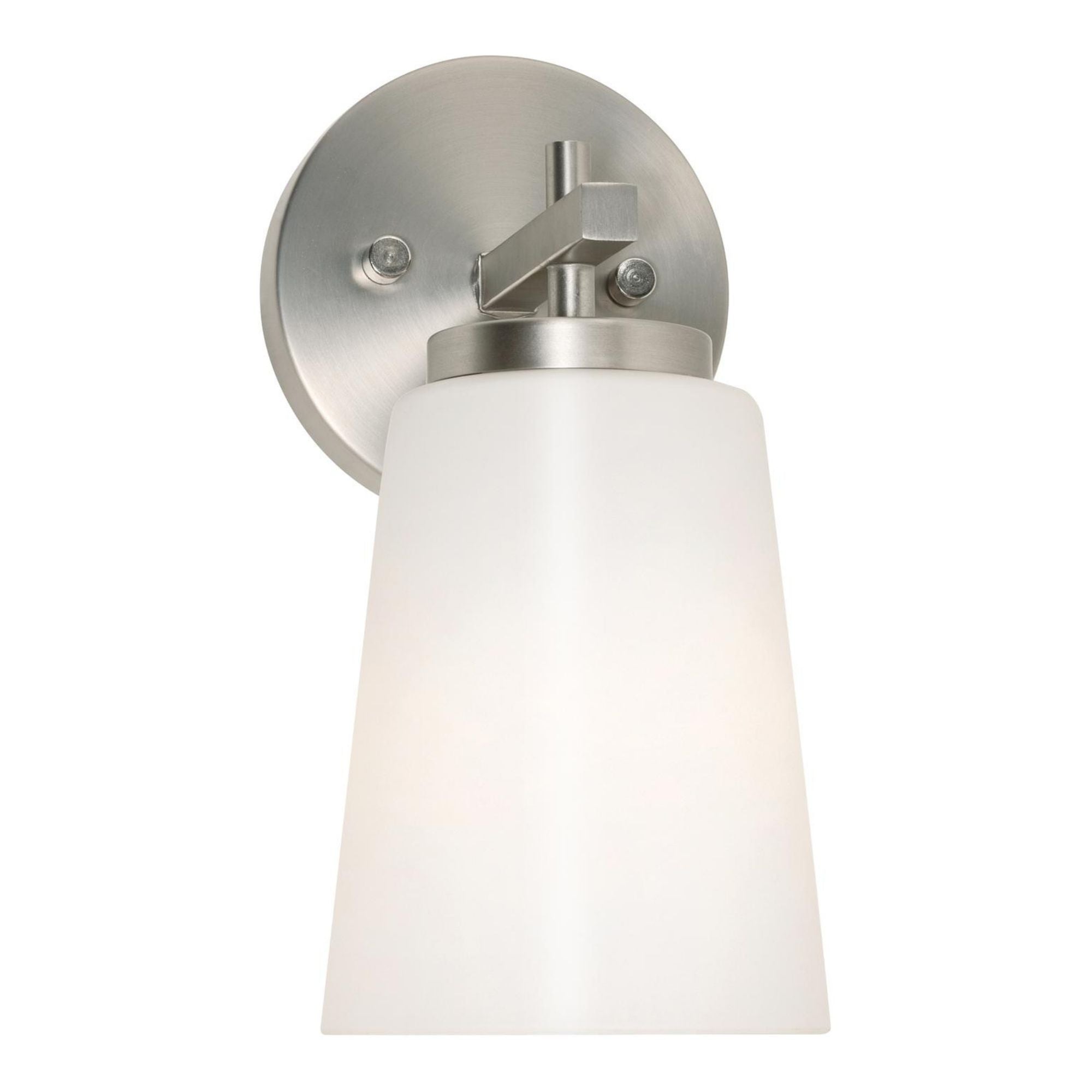 Joanna 11 in. Armed Sconce Satin Nickel Finish - Bees Lighting