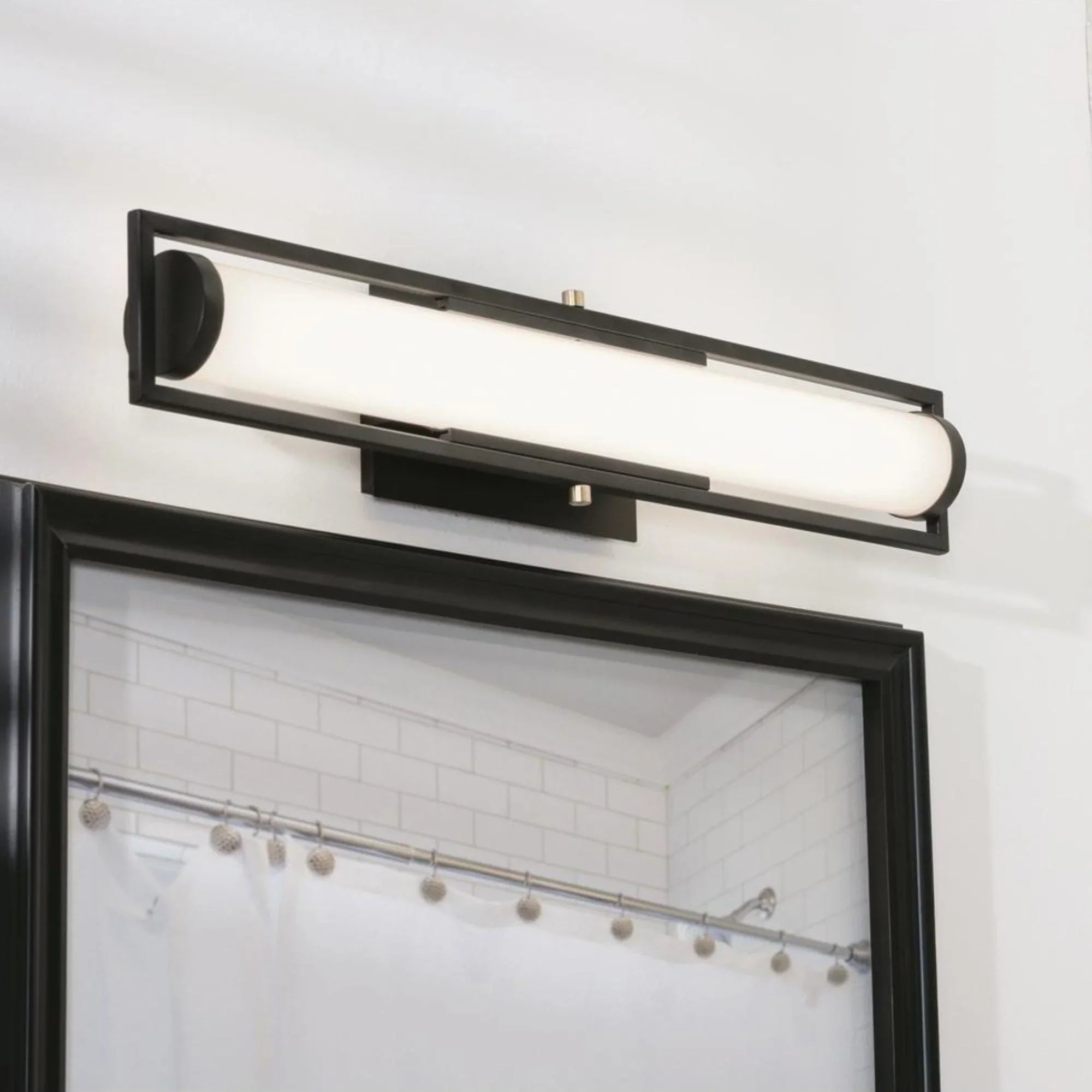 Jordan 24'' LED Bath Bar, Black Finish - Bees Lighting