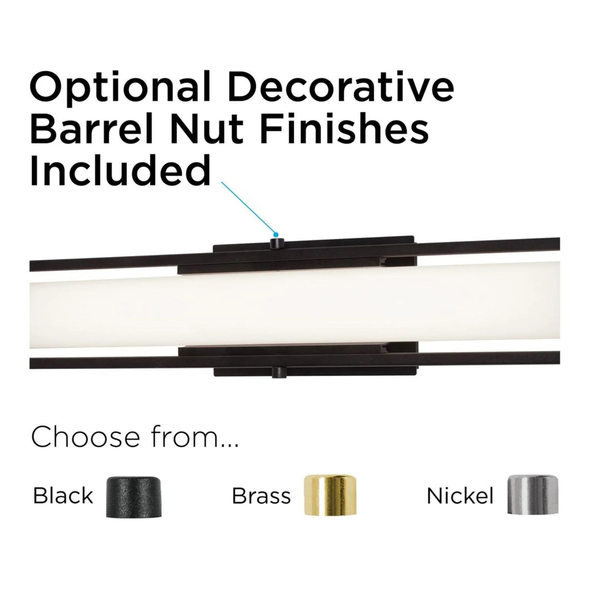 Jordan 24'' LED Bath Bar, Black Finish - Bees Lighting