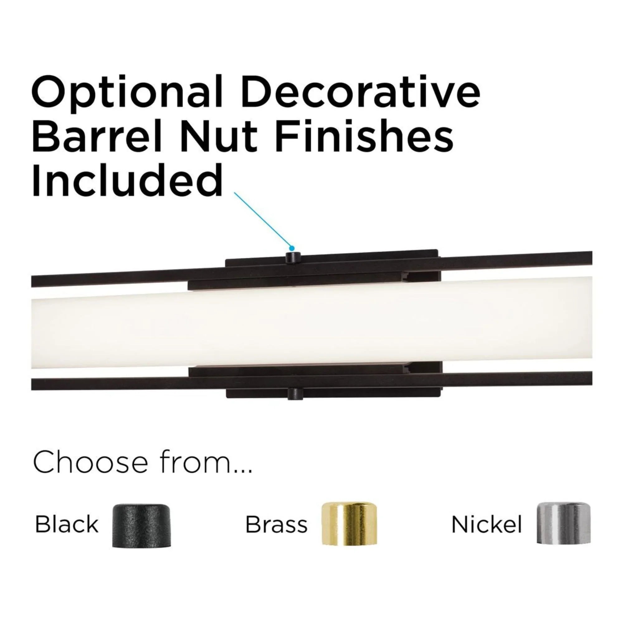 Jordan 24'' LED Bath Bar, Black Finish - Bees Lighting