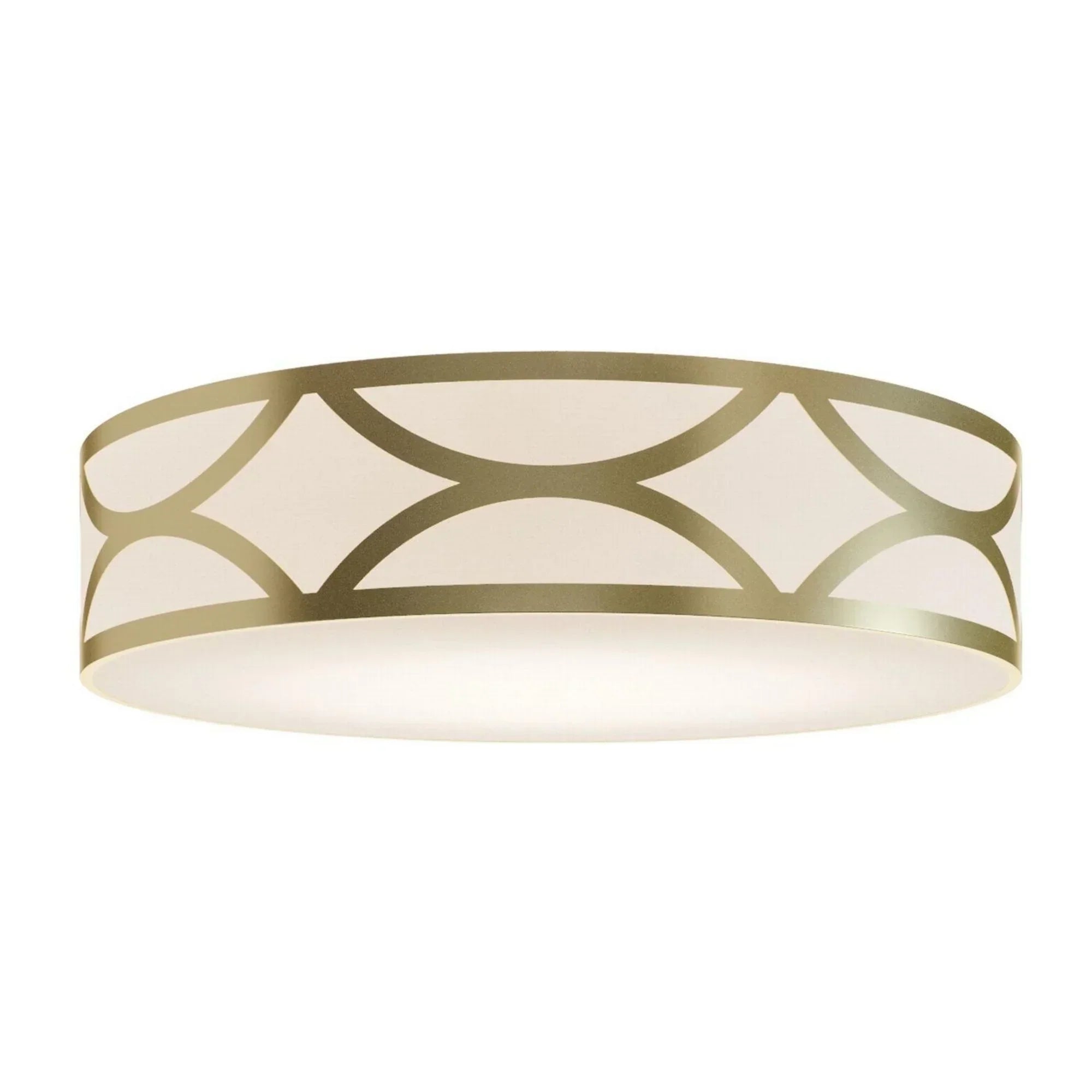 Lake 30" LED Flush Mount, Gold Finish