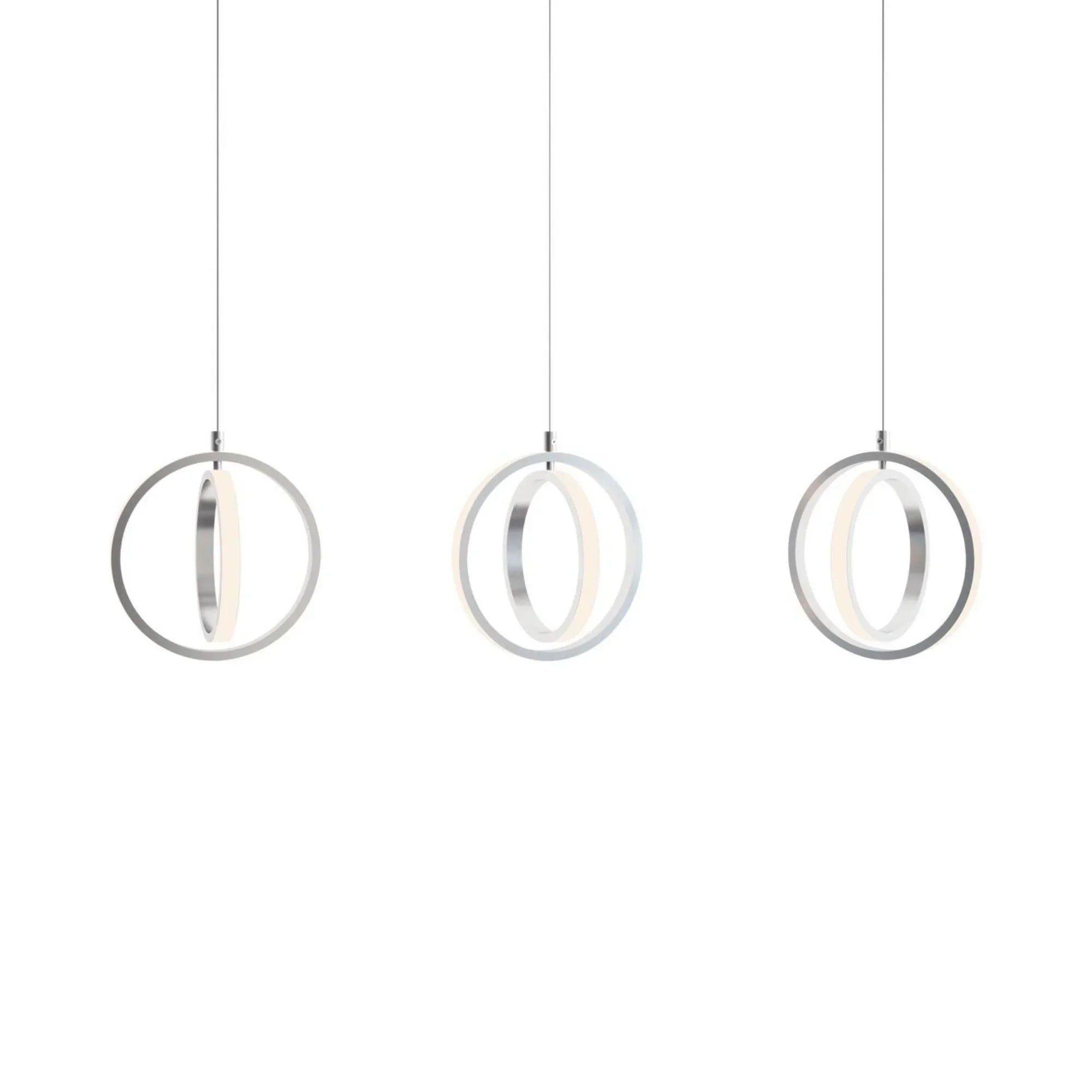 Lock 3 Lights 36" Linear LED Pendant Light - Bees Lighting