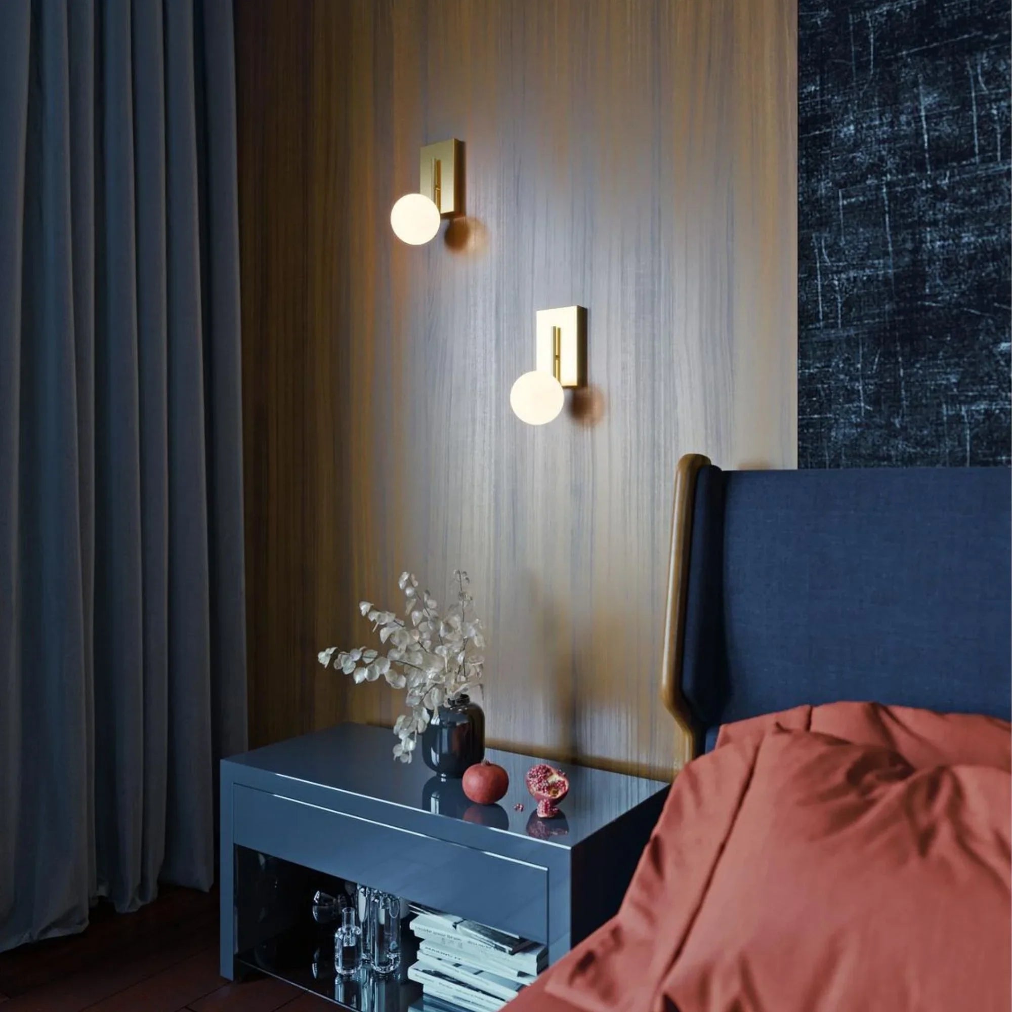 Metropolitan 12" LED Wall Sconce, Satin Brass Finish - Bees Lighting