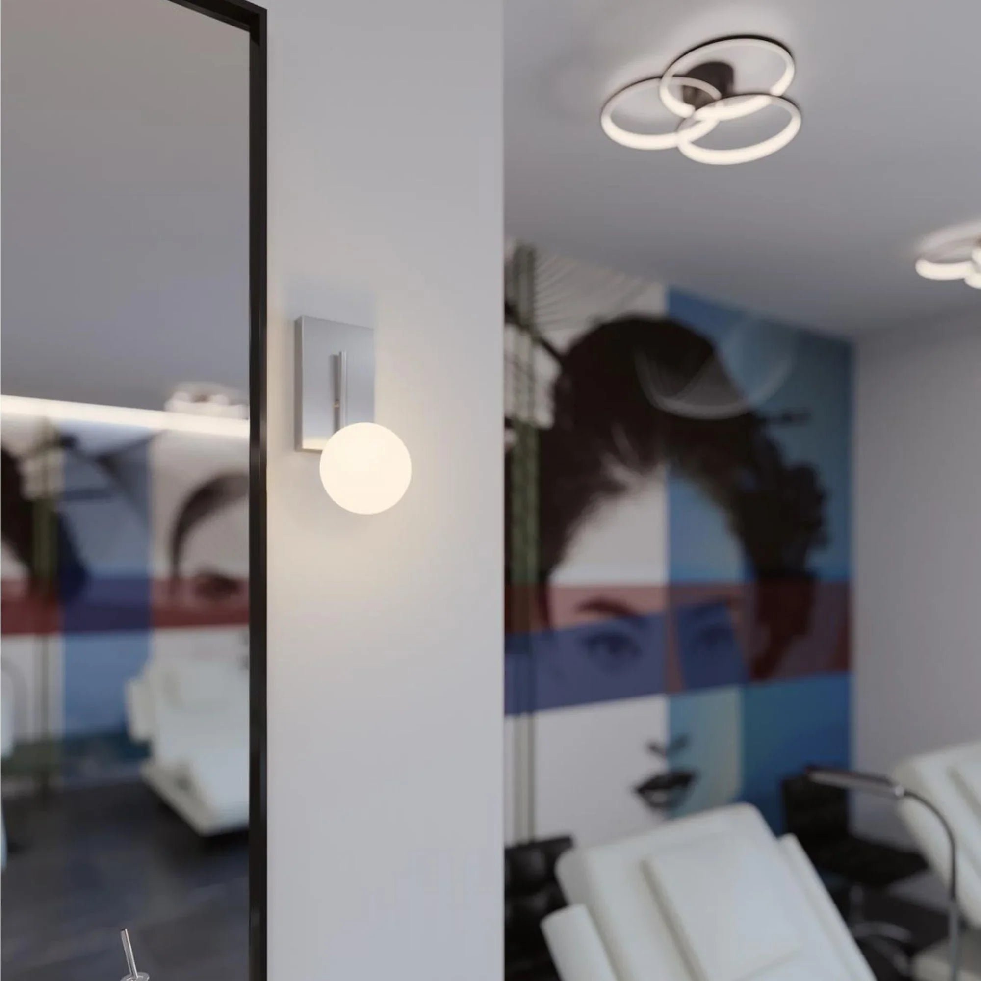 Metropolitan 12" LED Wall Sconce, Satin Nickel Finish - Bees Lighting