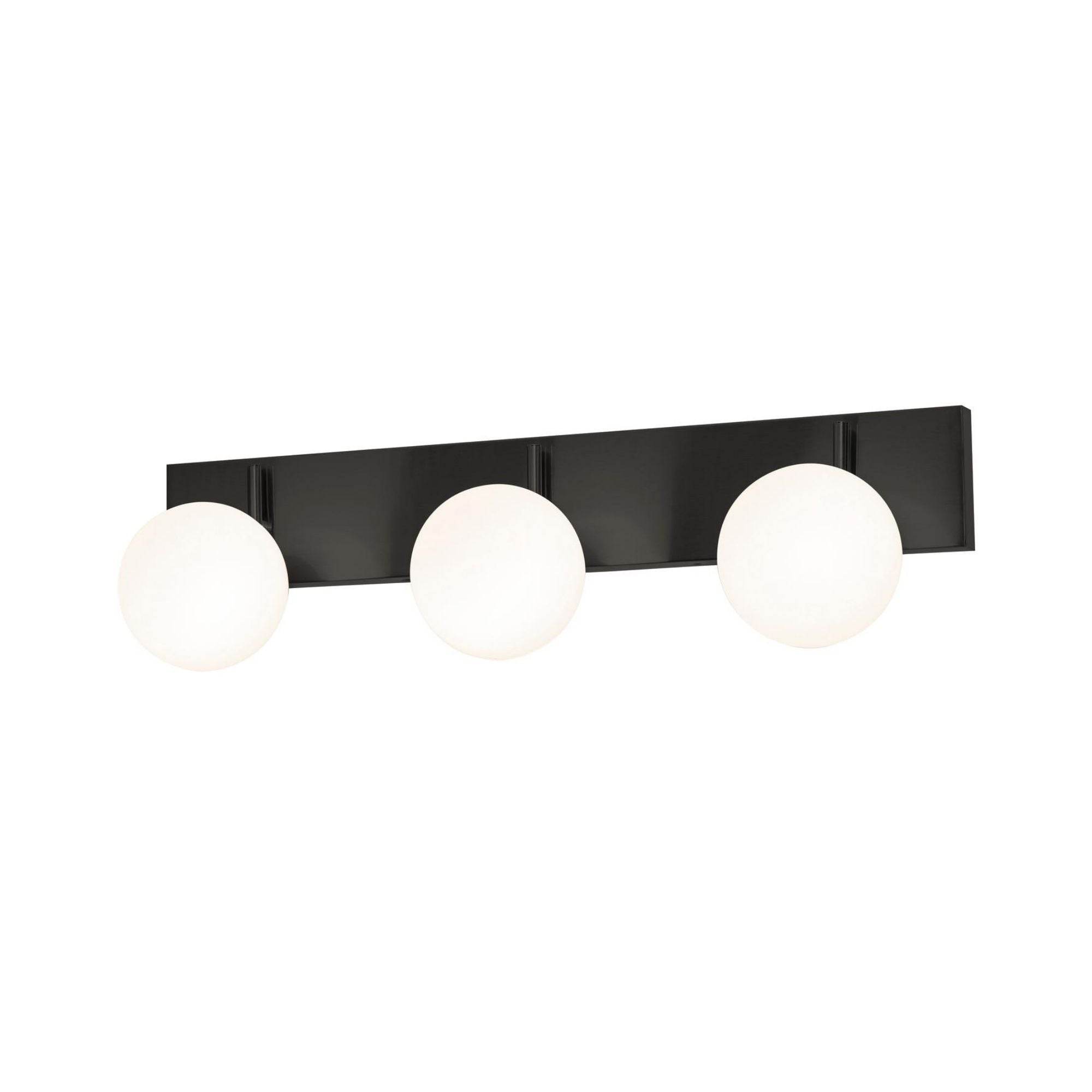 Metropolitan 30 in. 3 Lights LED Vanity Light Black Finish - Bees Lighting