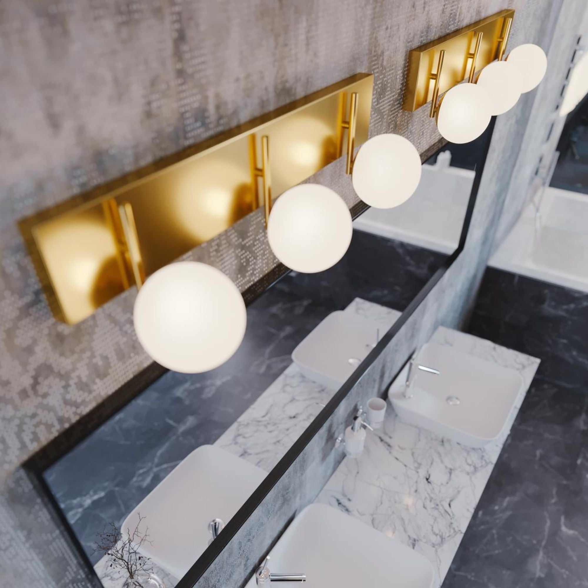 Metropolitan 30 in. 3 Lights LED Vanity Light Satin Nickel Finish - Bees Lighting