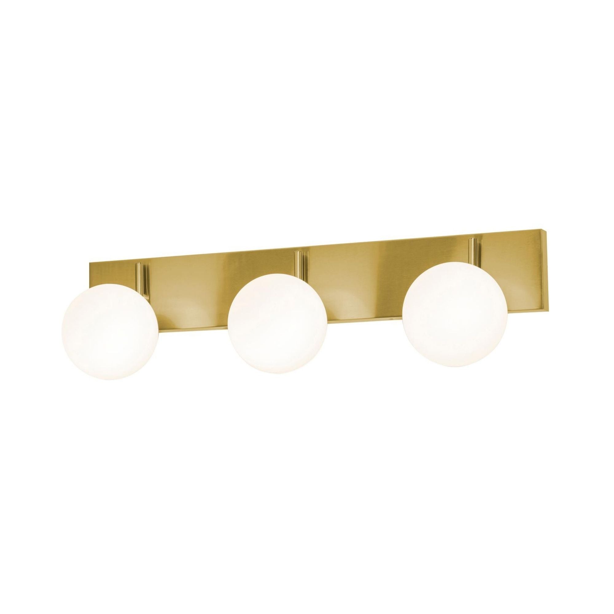 Metropolitan 30 in. 3 Lights LED Vanity Light Satin Nickel Finish - Bees Lighting