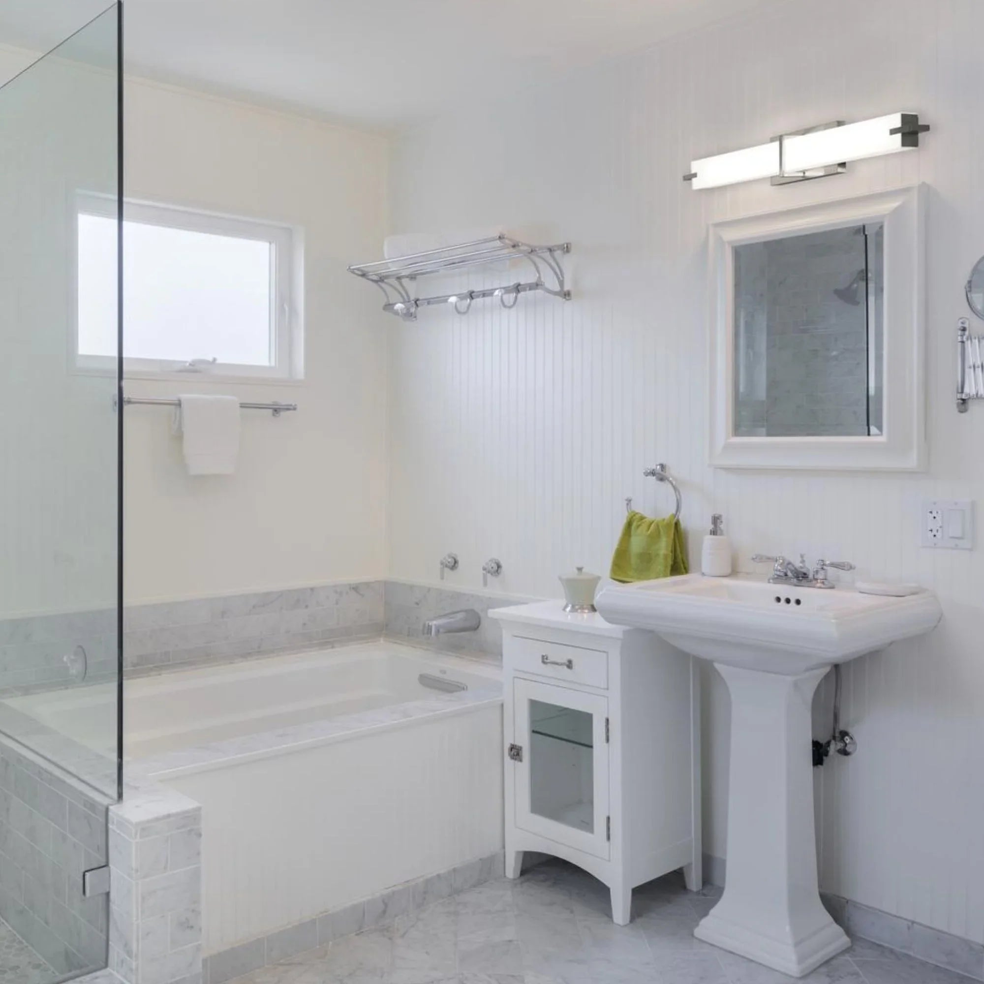 Miller 24" LED Vanity, Satin Nickel Finish - Bees Lighting