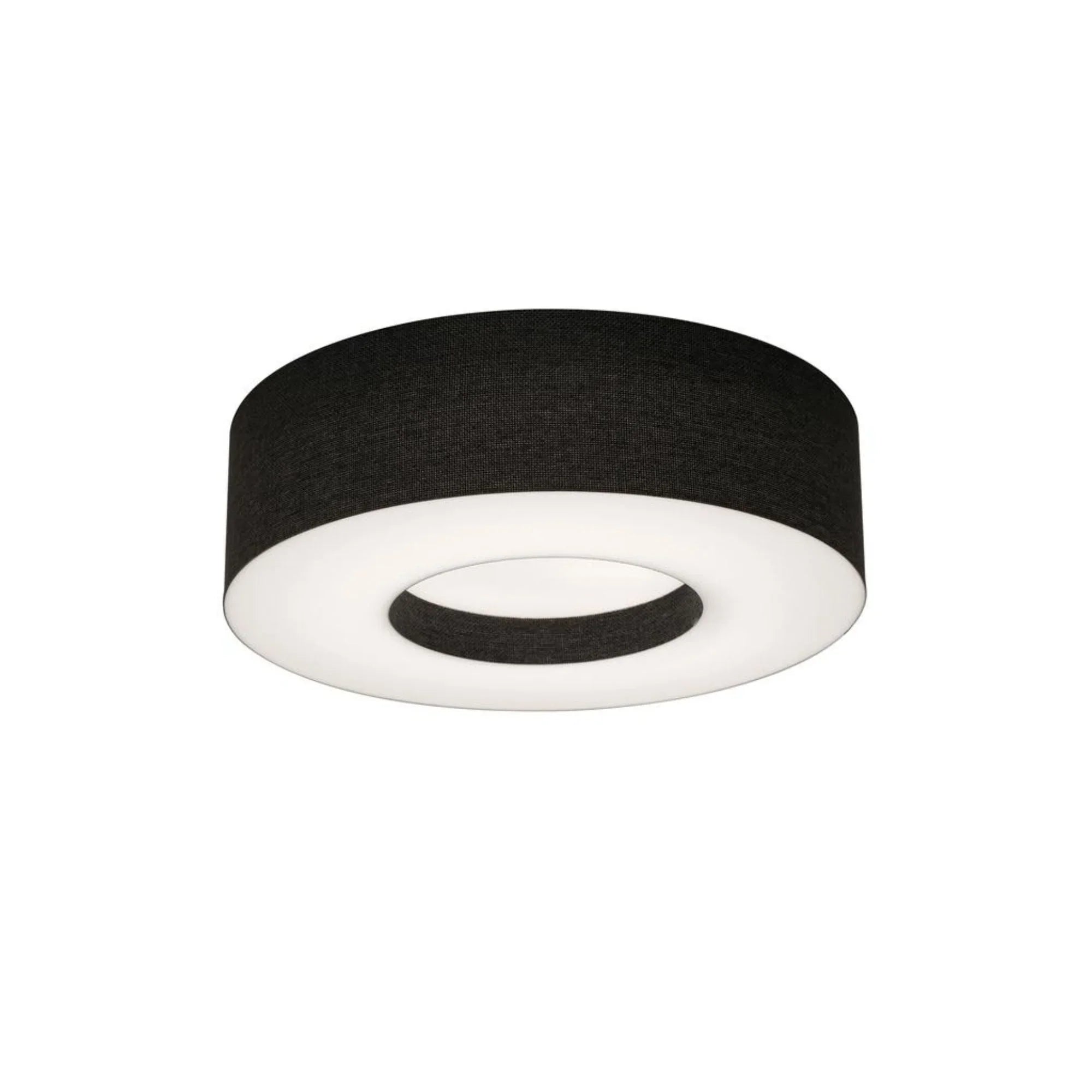 Montclair 12" LED Flush Mount, Black Finish