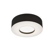 Montclair 15" LED Flush Mount, Black Finish