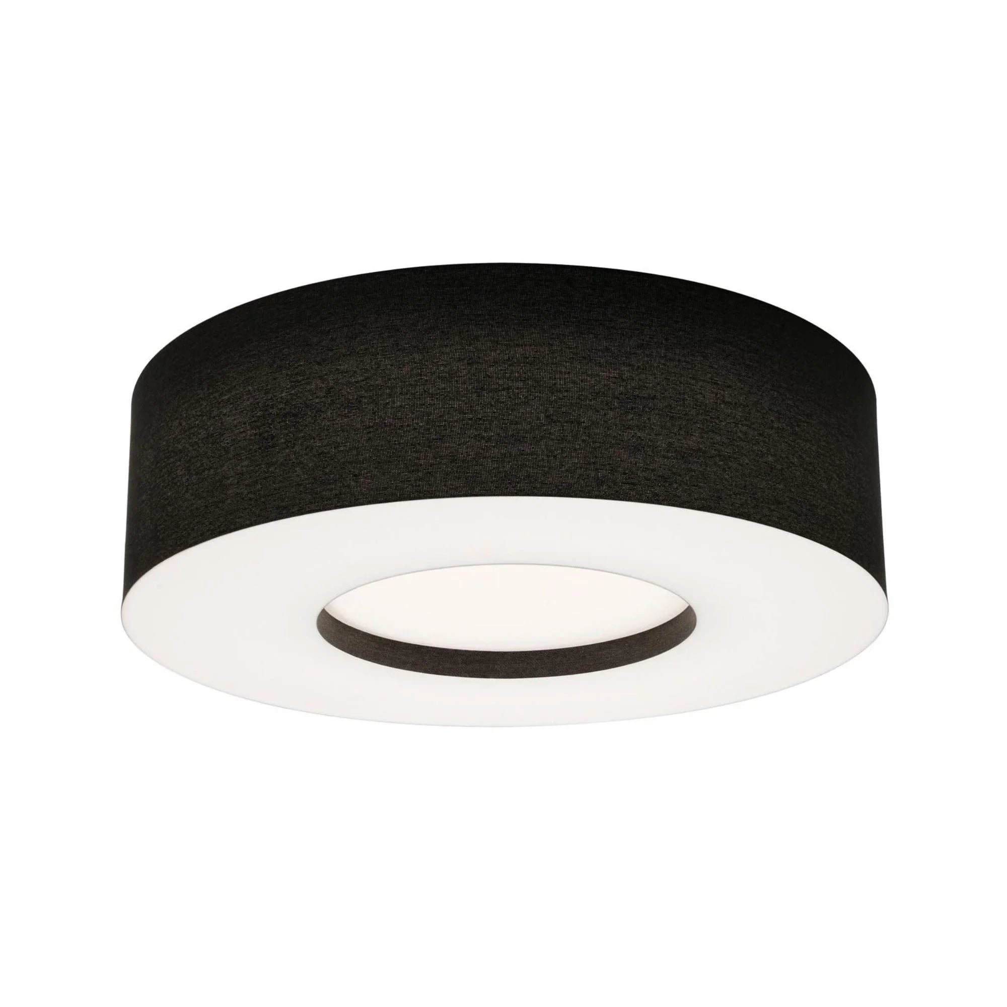 Montclair 24" LED Flush Mount, Black Finish
