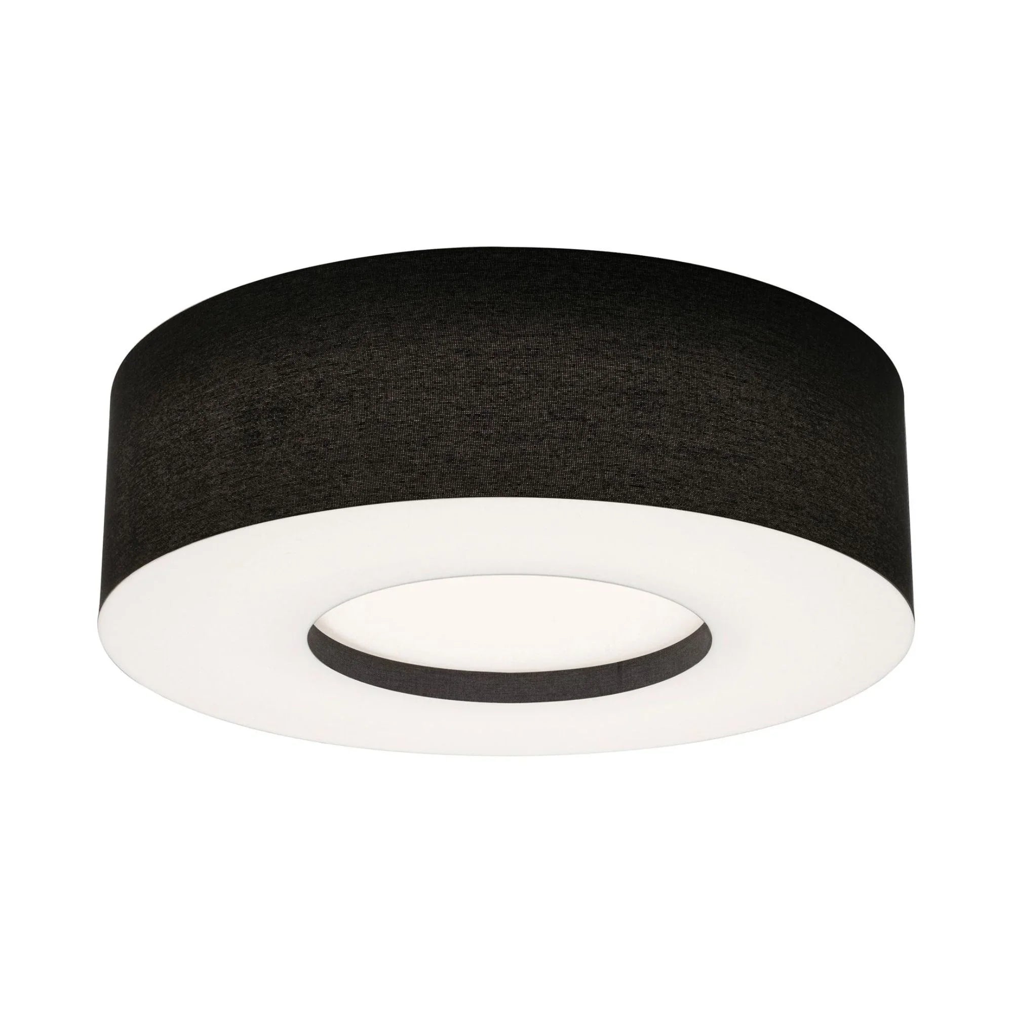 Montclair 30" LED Flush Mount, Black Finish