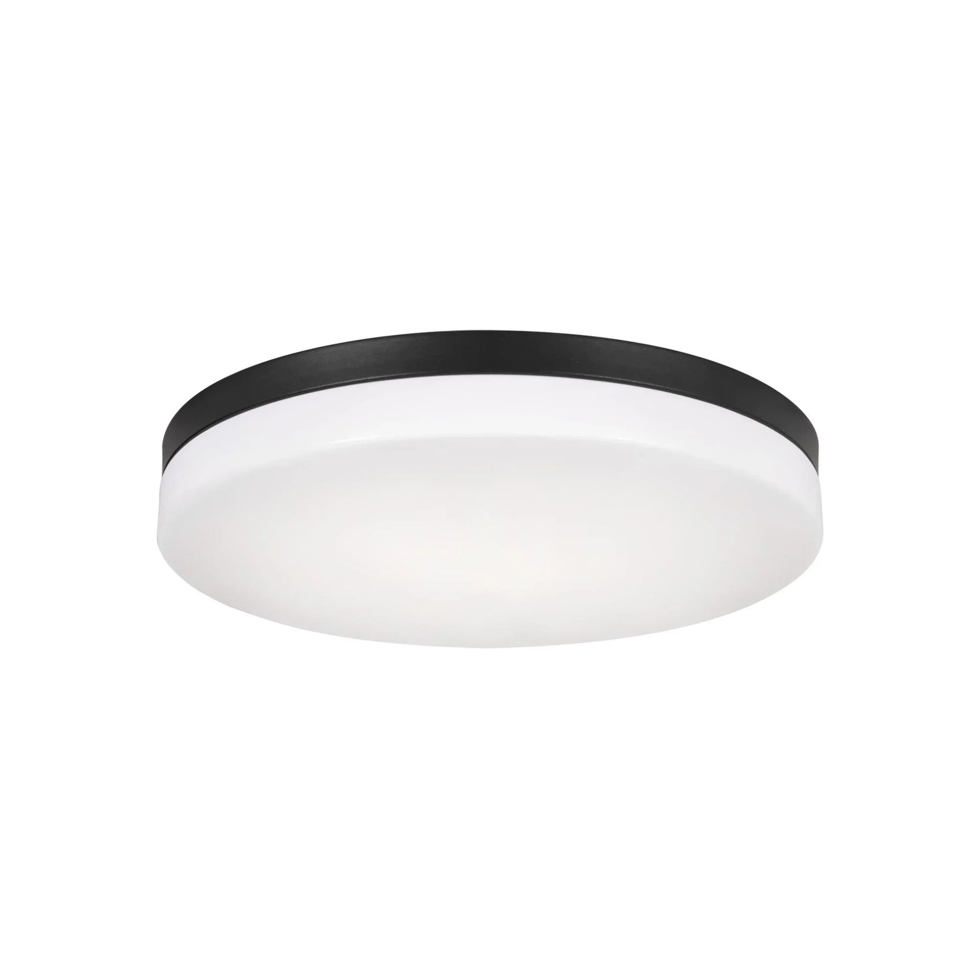 Oscar 14" LED Flush Mount, Black Finish