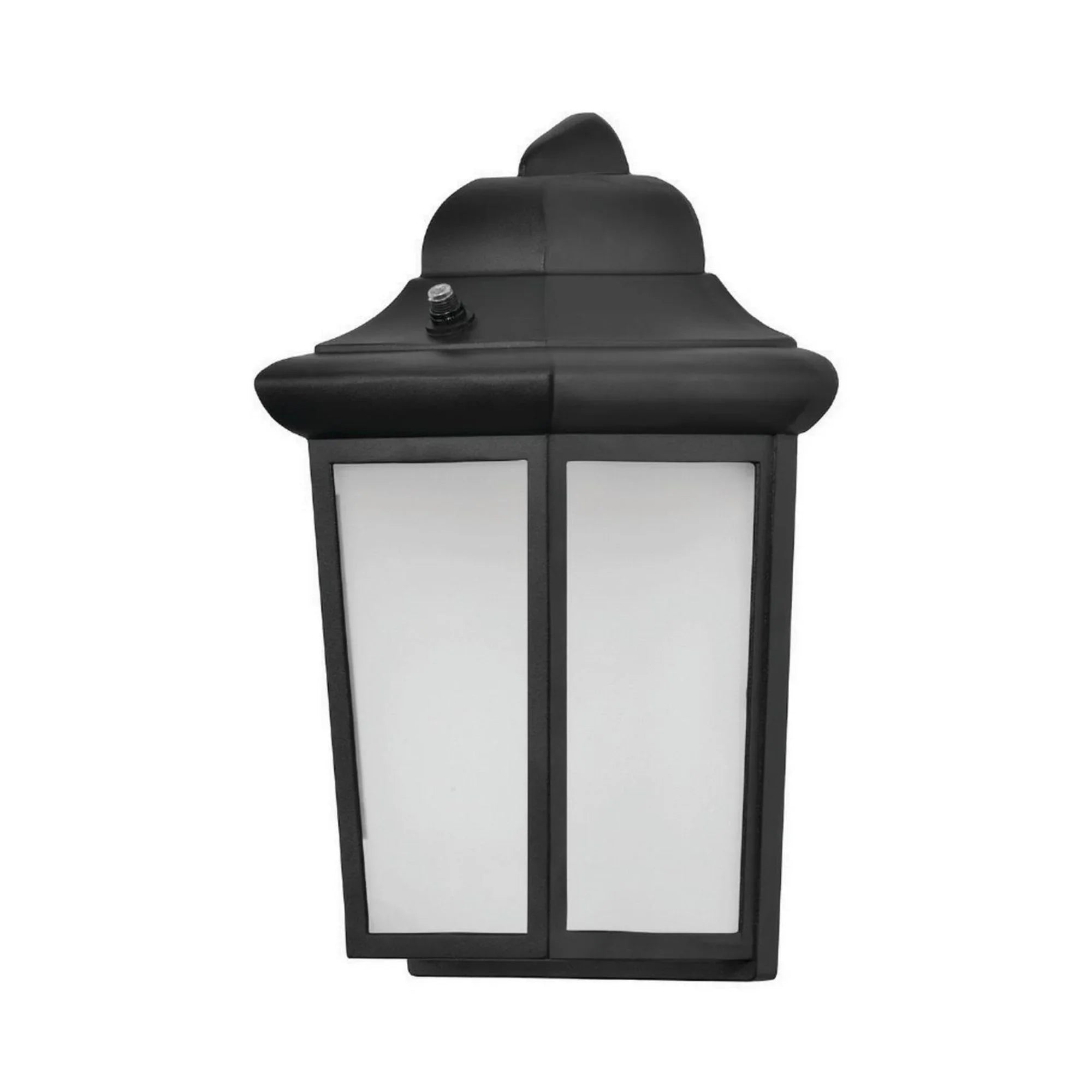 Patriot 12" Dusk to Dawn LED Outdoor Wall Sconce, Black Finish - Bees Lighting