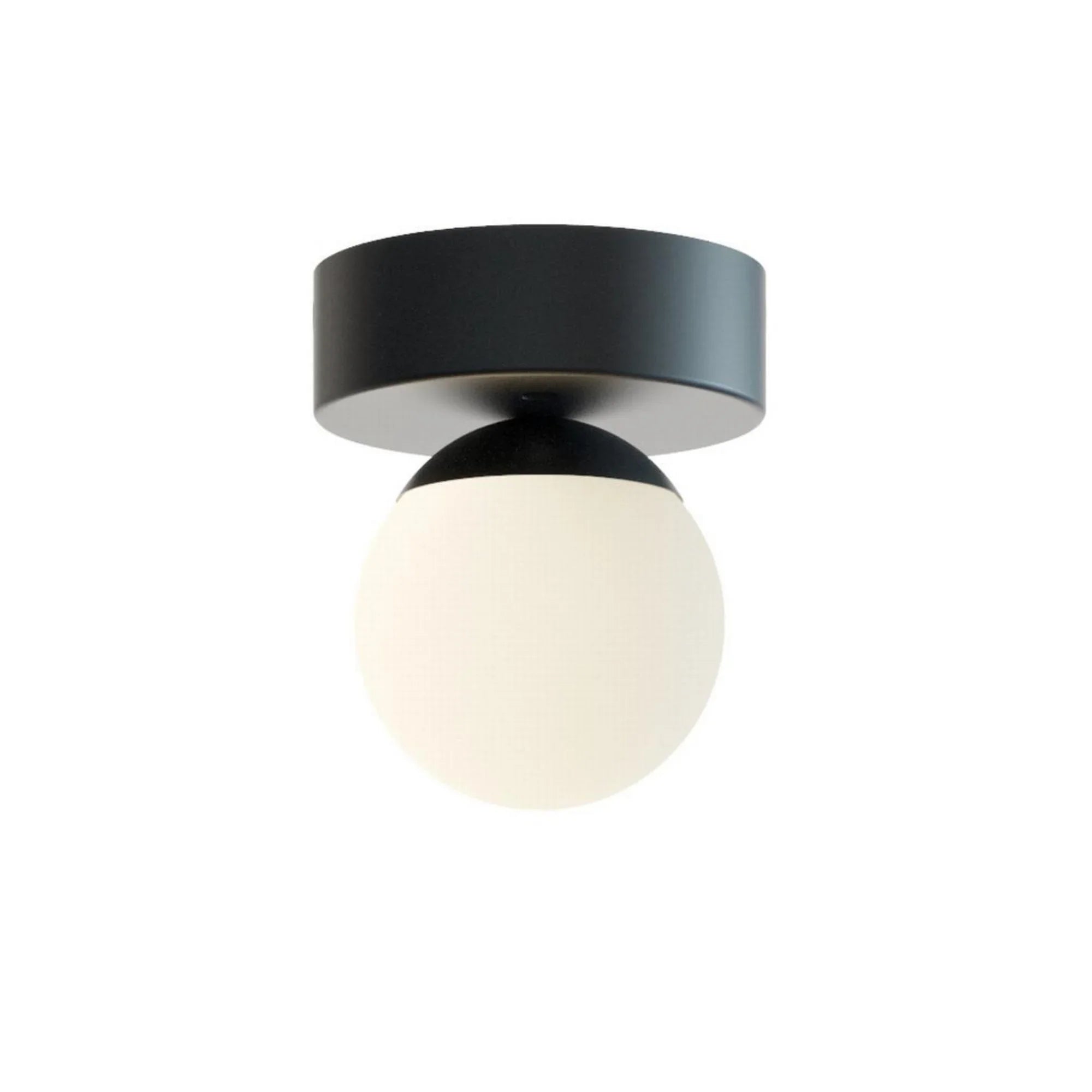 Pearl 4" LED Flush Mount, Black Finish