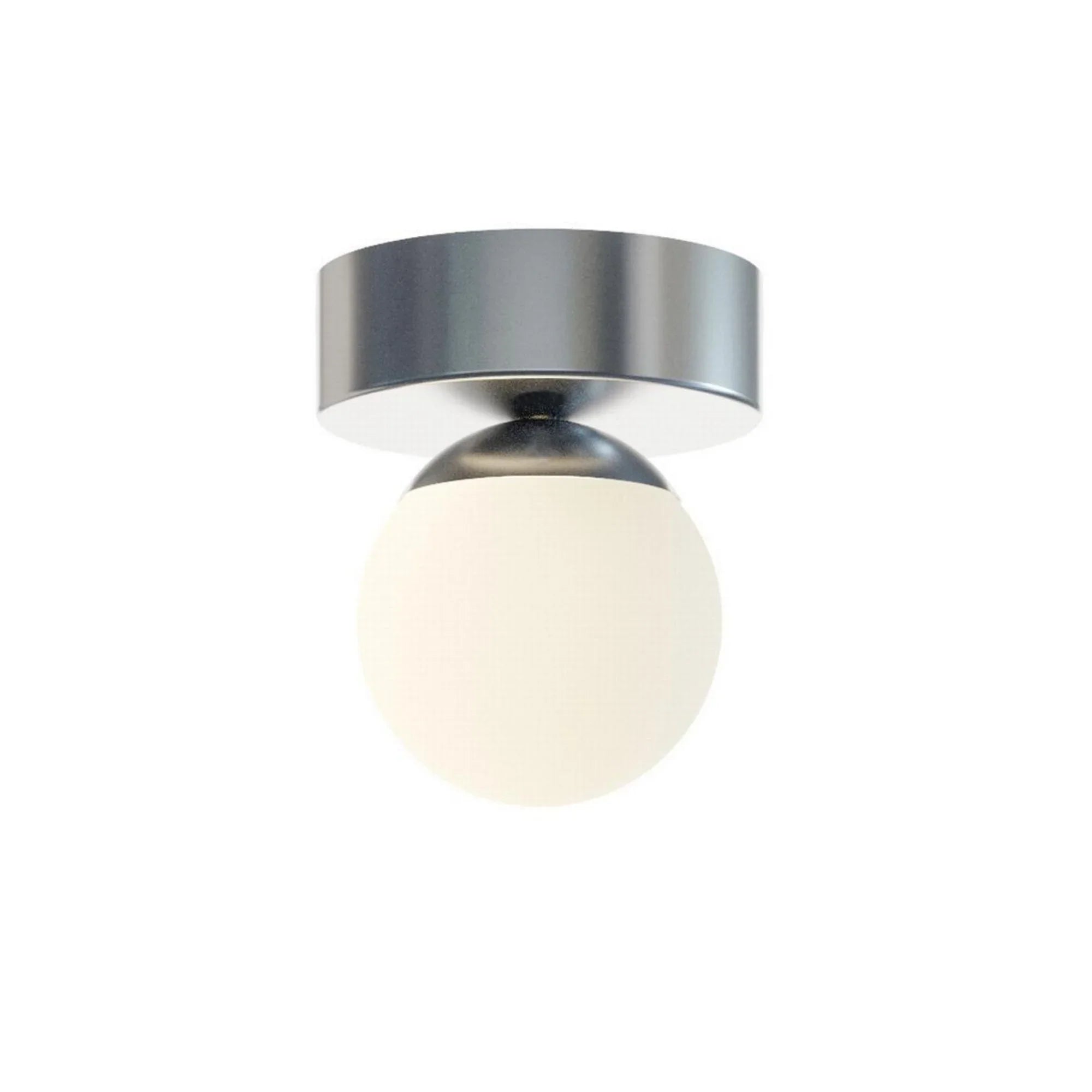 Pearl 4" LED Flush Mount, Satin Nickel Finish