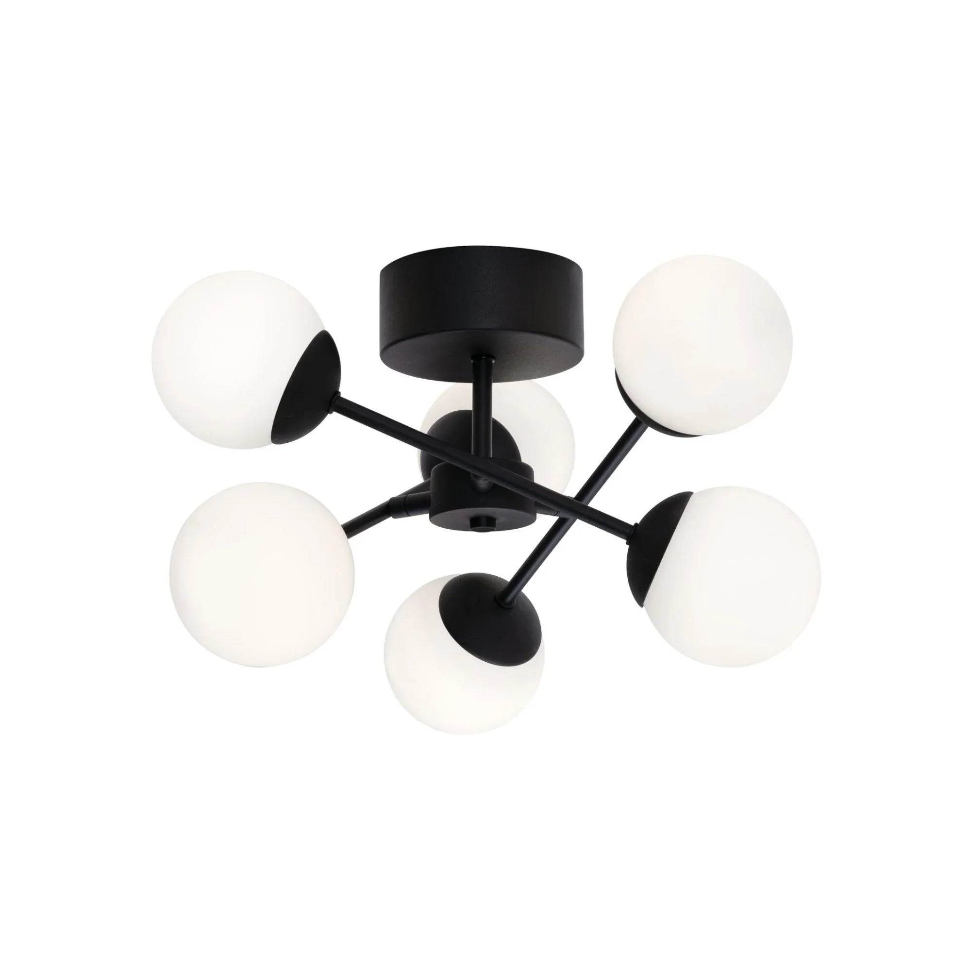 Pearl 16" LED Ceiling Mount, Black Finish