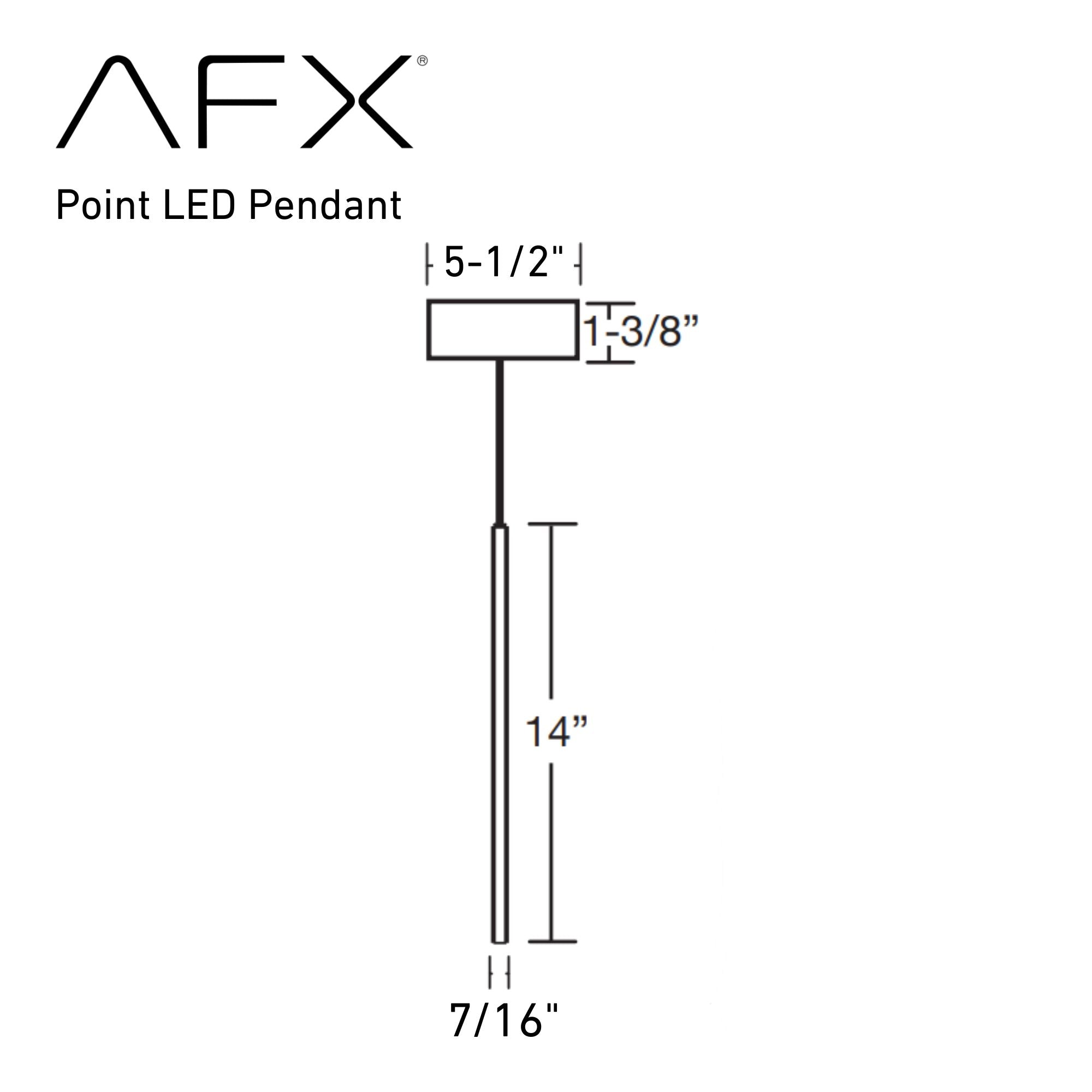 Point 5 in. LED Pendant Light Satin Nickel Finish - Bees Lighting