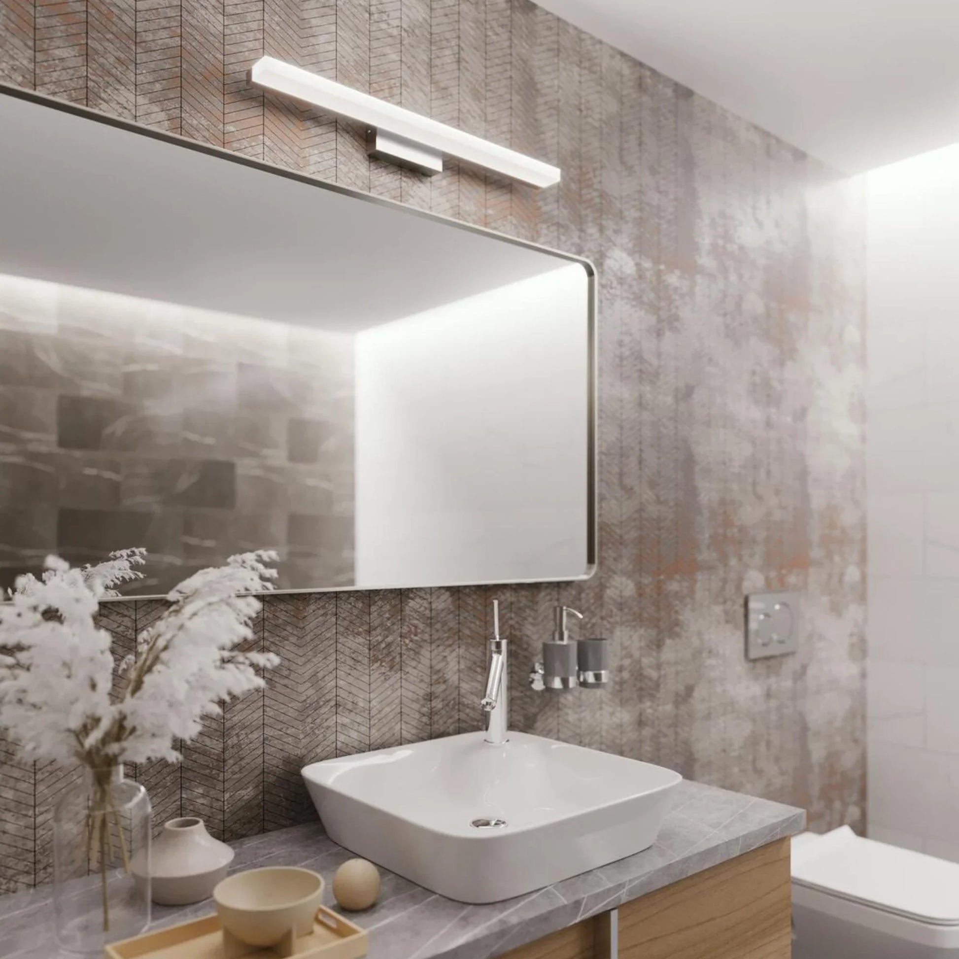 Ramona 24" LED Vanity, Satin Nickel Finish - Bees Lighting