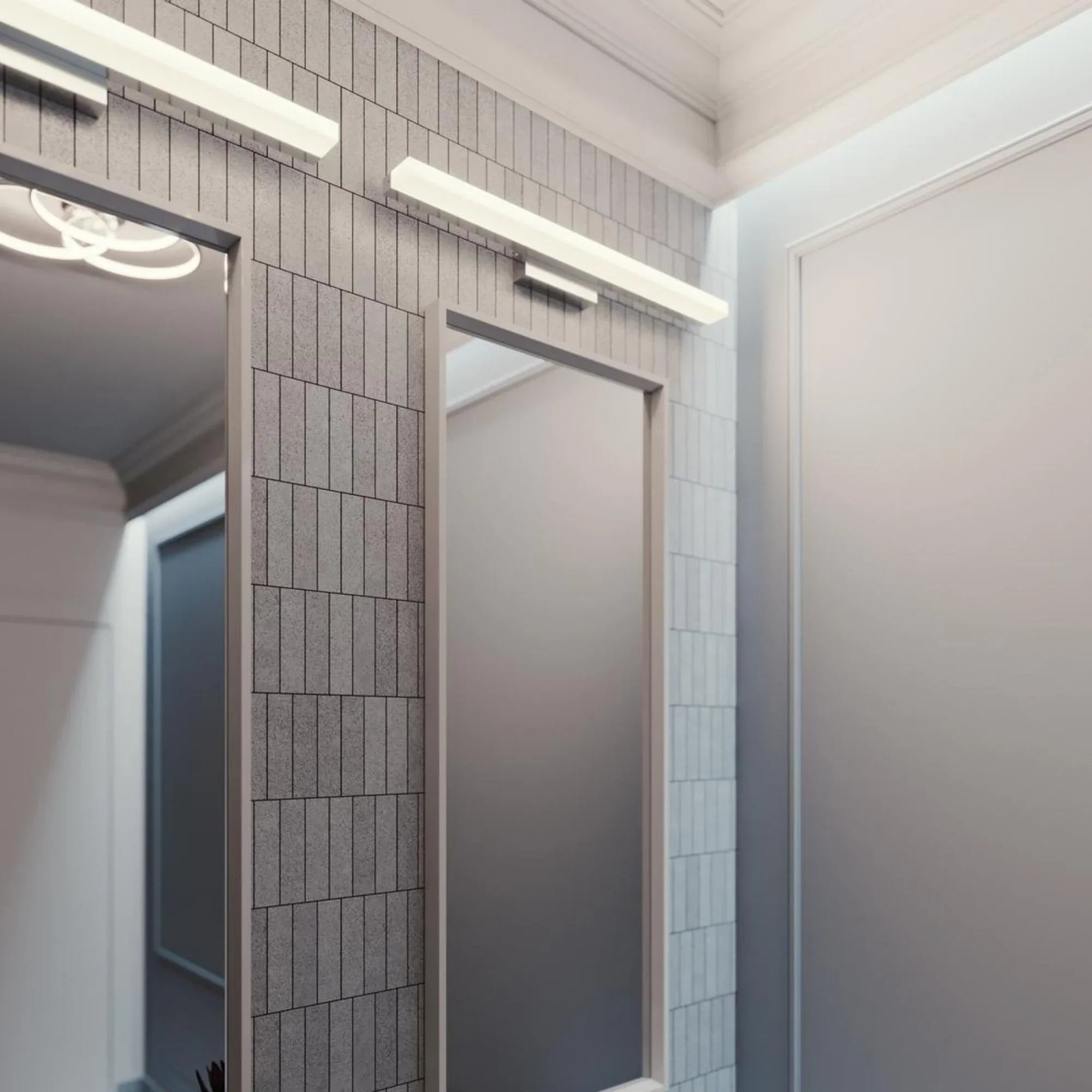 Ramona 36" LED Vanity, Satin Nickel Finish - Bees Lighting