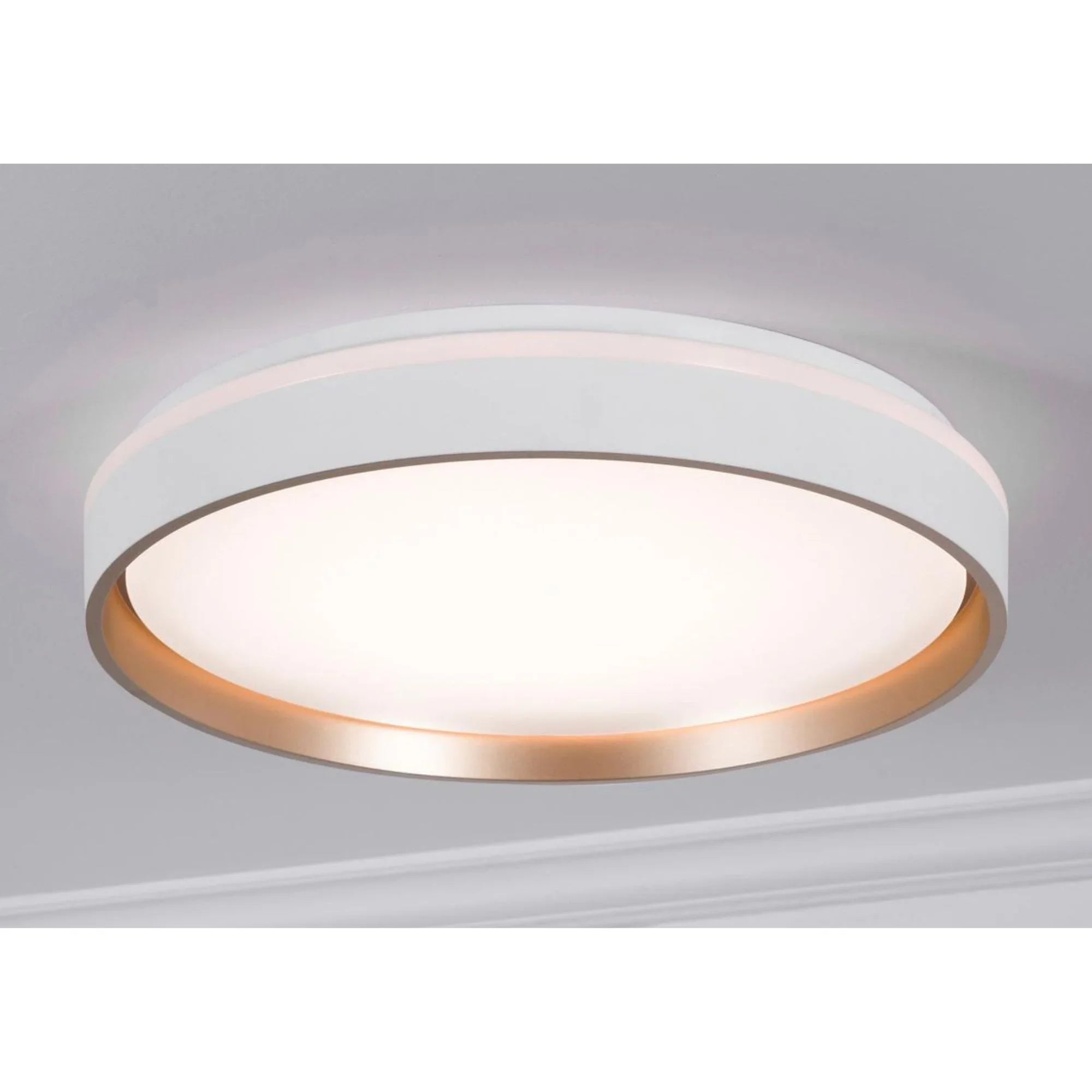 Rana 16'' LED Flush Mount Light, White Finish - Bees Lighting