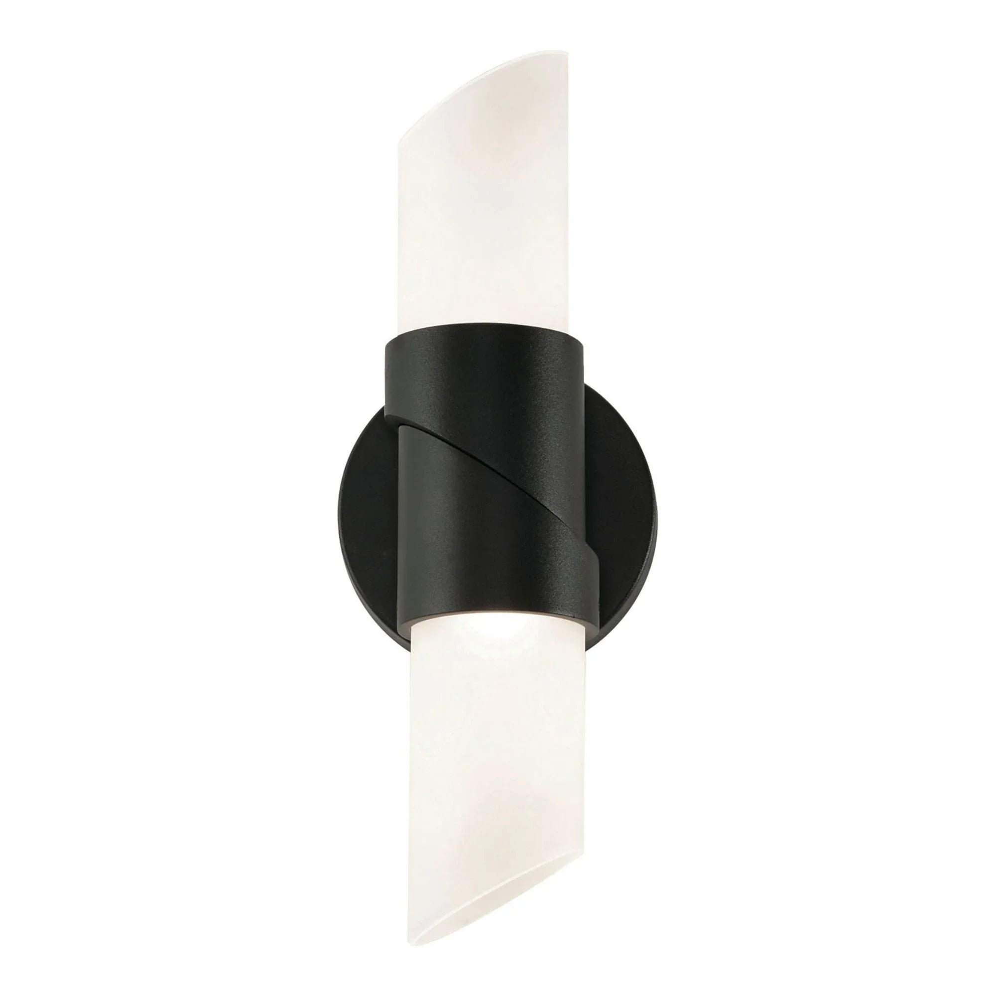 Slice 13" LED Wall Sconce, Black Finish - Bees Lighting