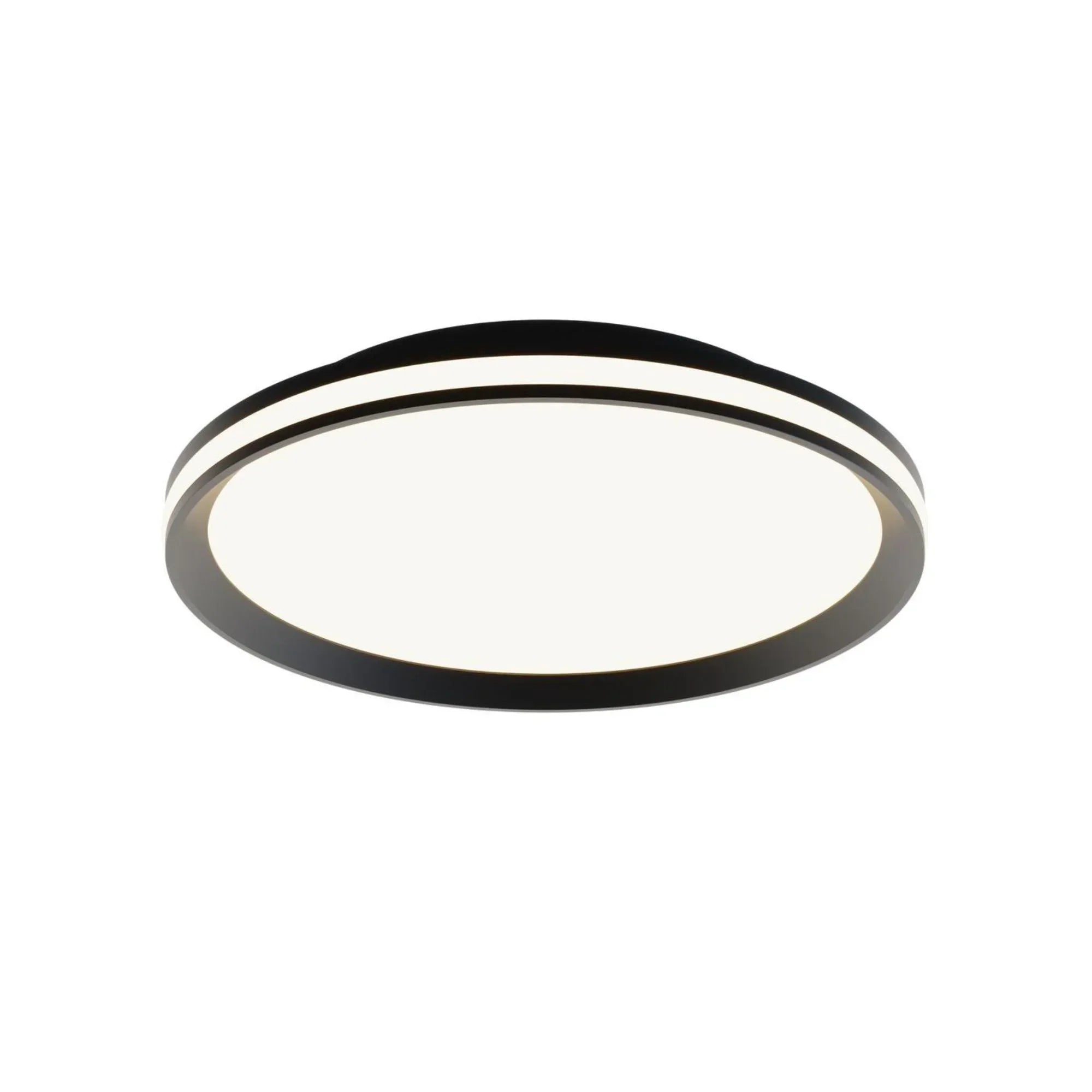 Sona 16" LED Flush Mount, Black Finish