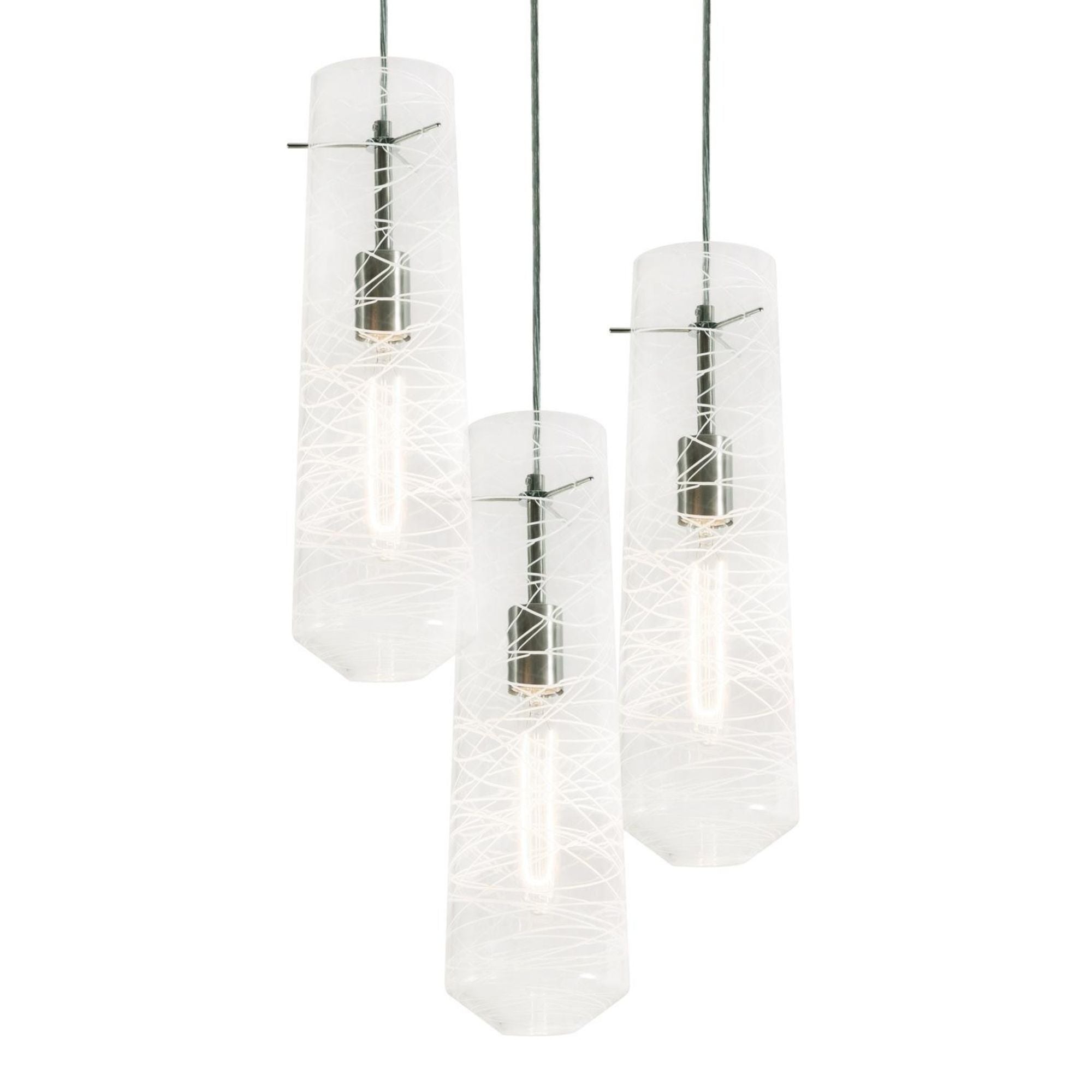 Spun Pendant Light Satin Nickel - Bees Lighting
