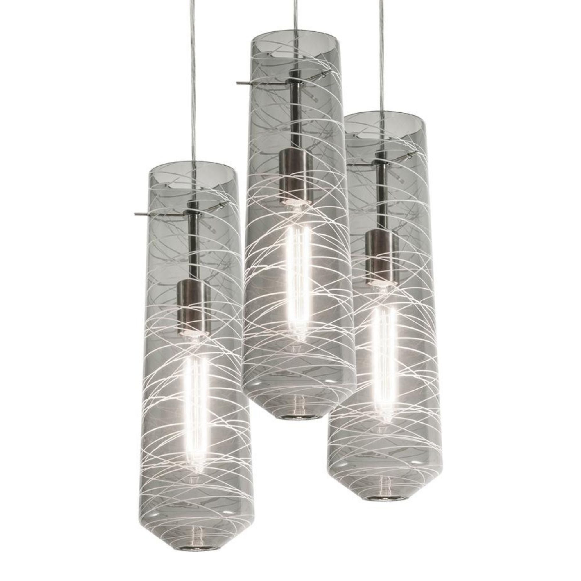 Spun Pendant Light Satin Nickel - Bees Lighting
