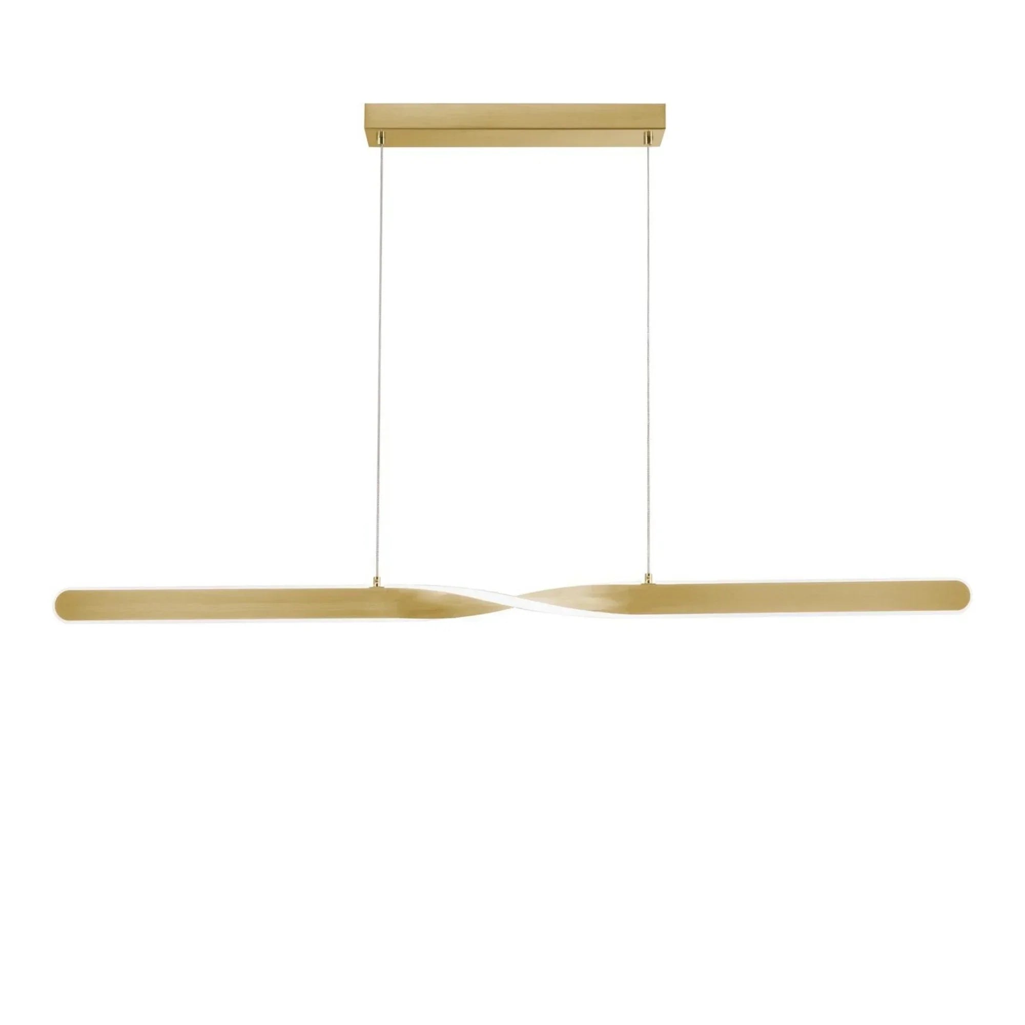 Twist 48" LED Linear Pendant Light - Bees Lighting