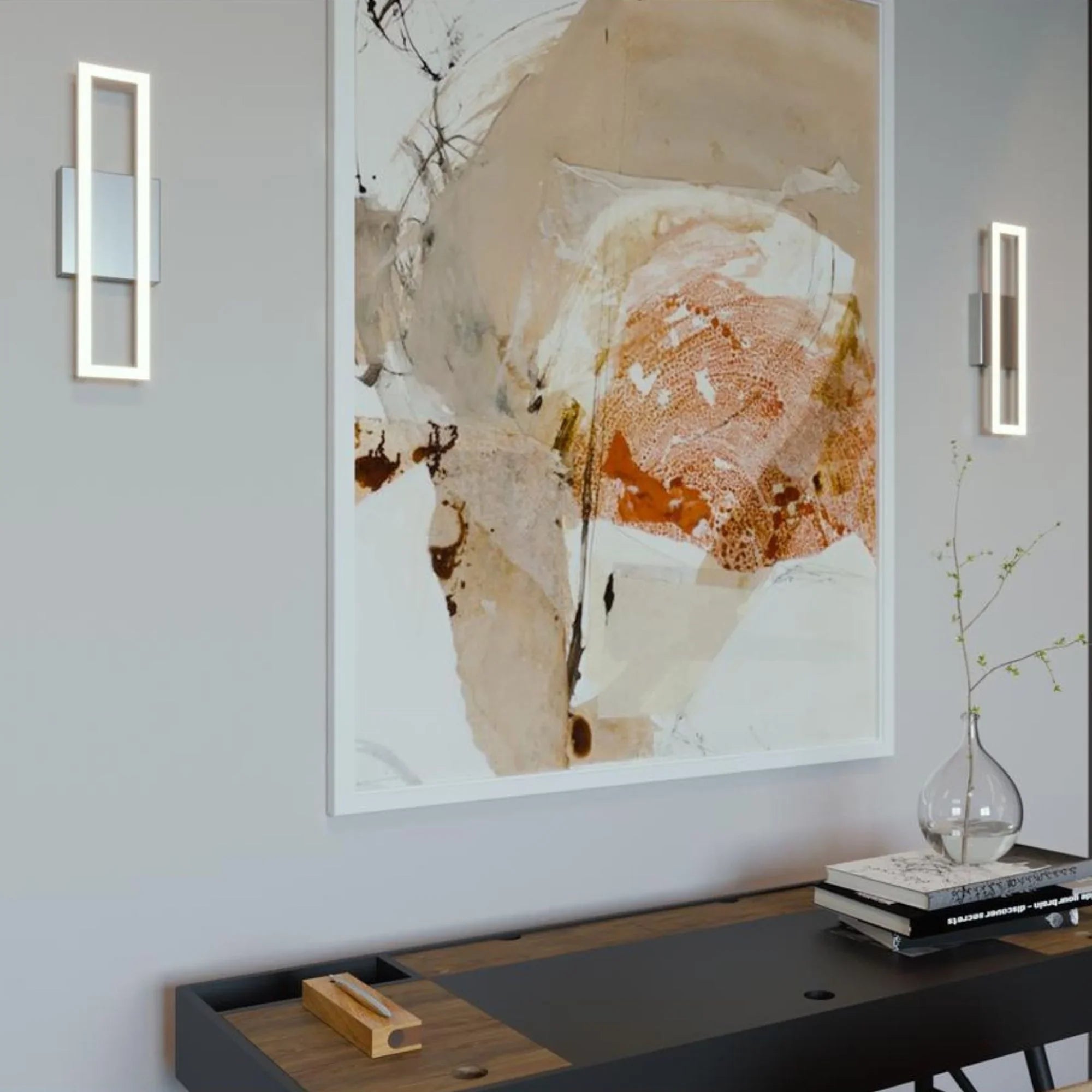 Zola 24" LED Vanity, Black Finish - Bees Lighting