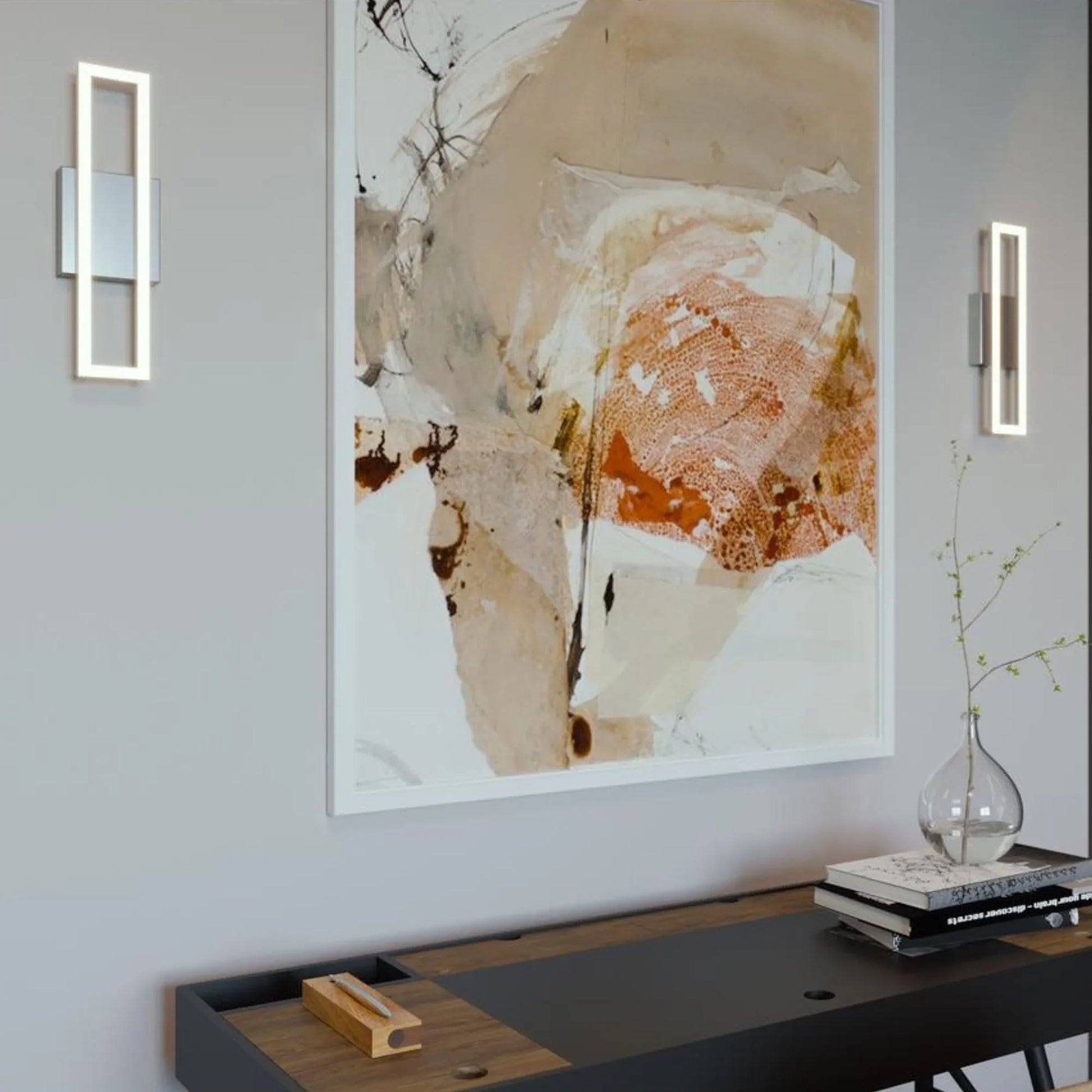 Zola 24" LED Vanity, Satin Nickel Finish - Bees Lighting