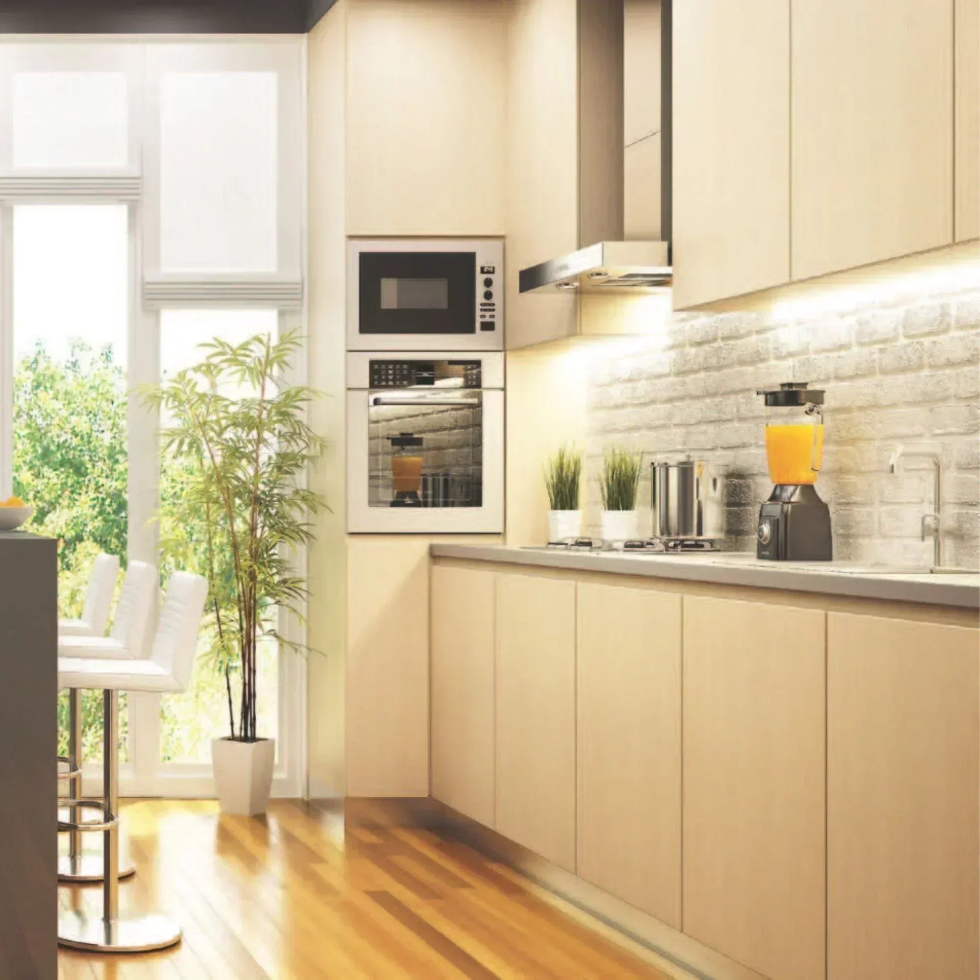 LED 5 Complete 24-Inch LED Under Cabinet Light, 15W, Selectable CCT, 120V, White