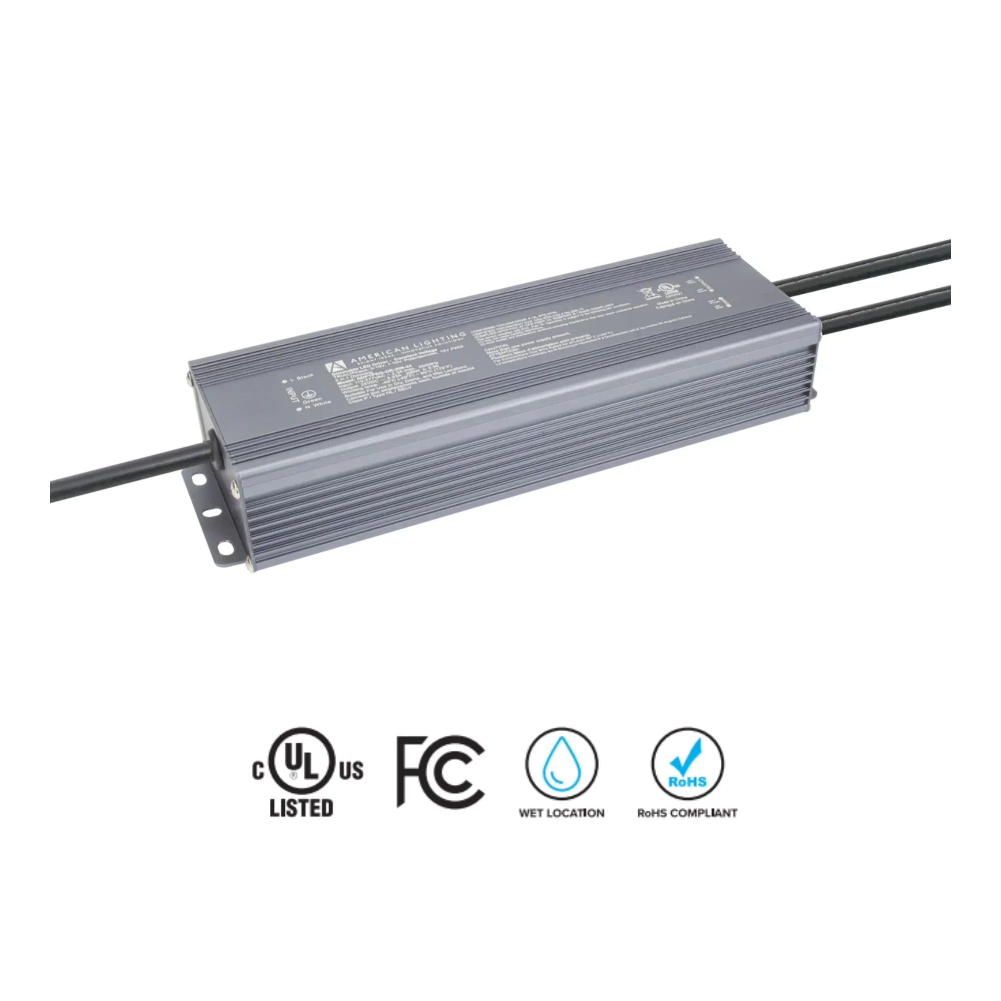 Adaptive Pro 200 Watts, 5-in-1 Dimmable 24VDC LED Driver, 100-277V