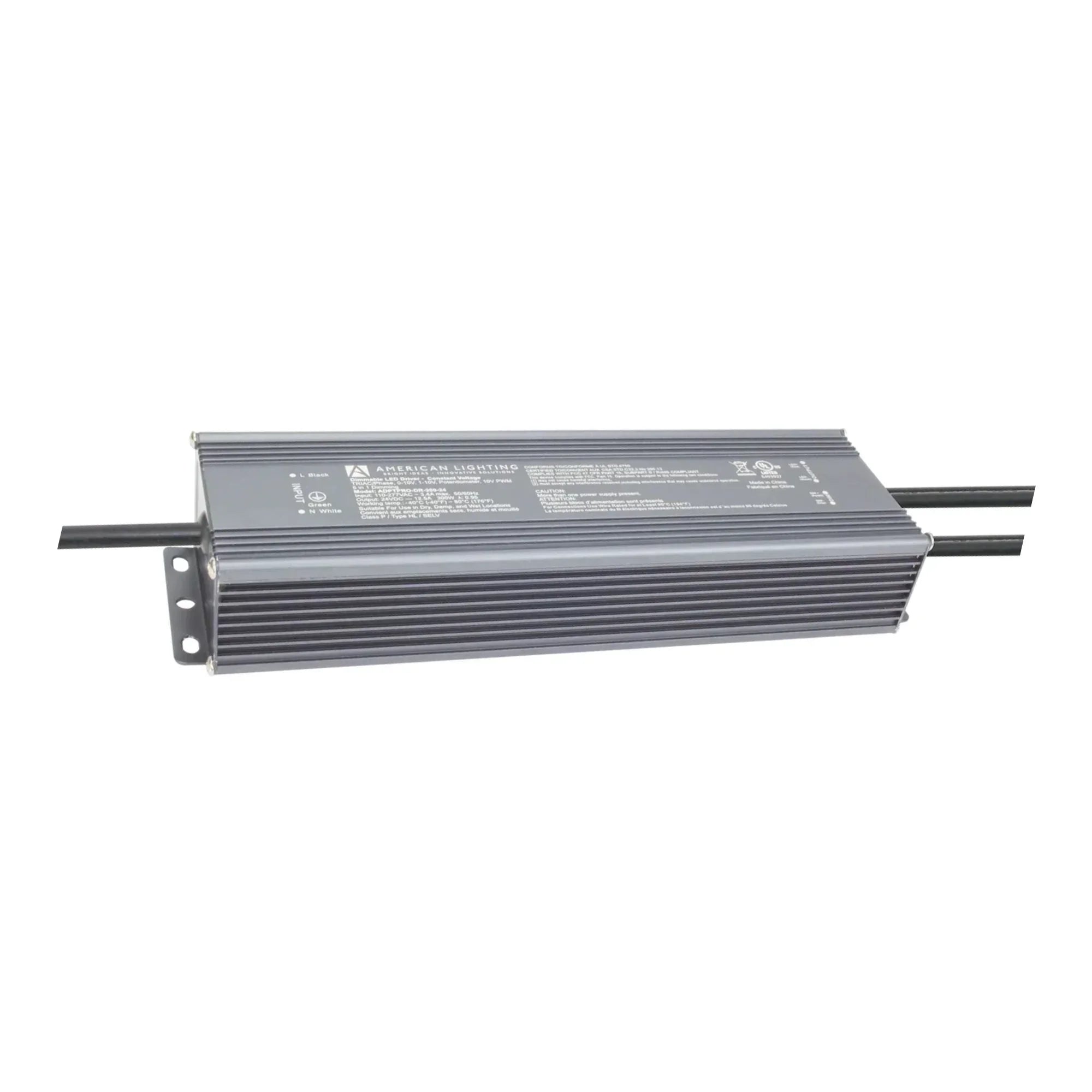 Adaptive Pro 300 Watts, 5-in-1 Dimmable 24VDC LED Driver, 100-277V
