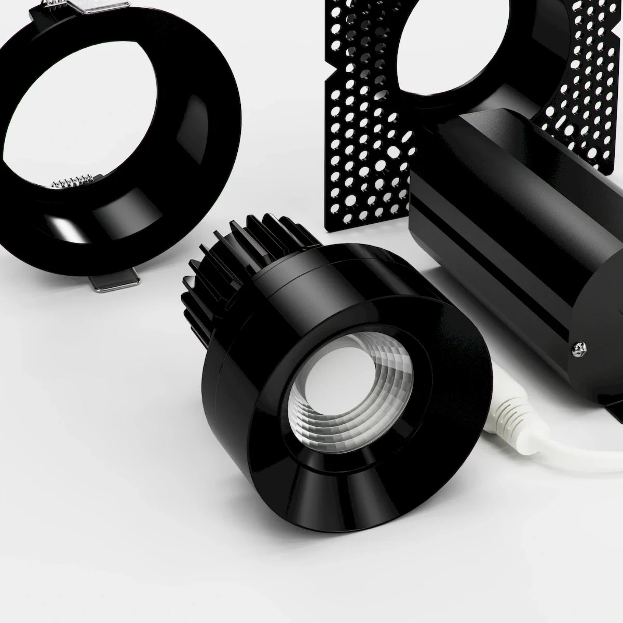 Rhyme 3" Round Gimbal Trimless LED Downlight - Bees Lighting