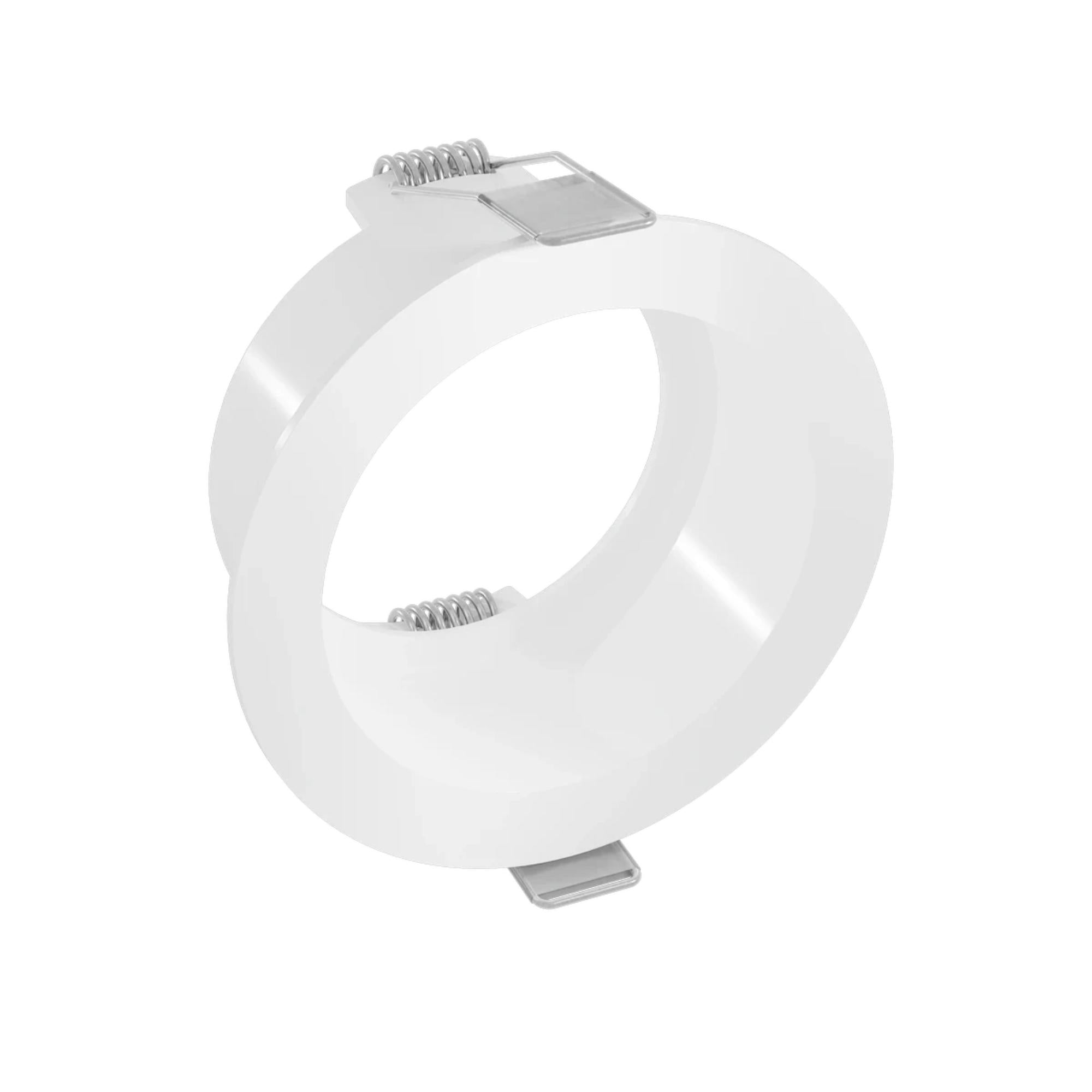 Rhyme 3” Round Adjustable Trimless LED Downlight, 15W, 1160 Lm, 5-CCT, White - Bees Lighting