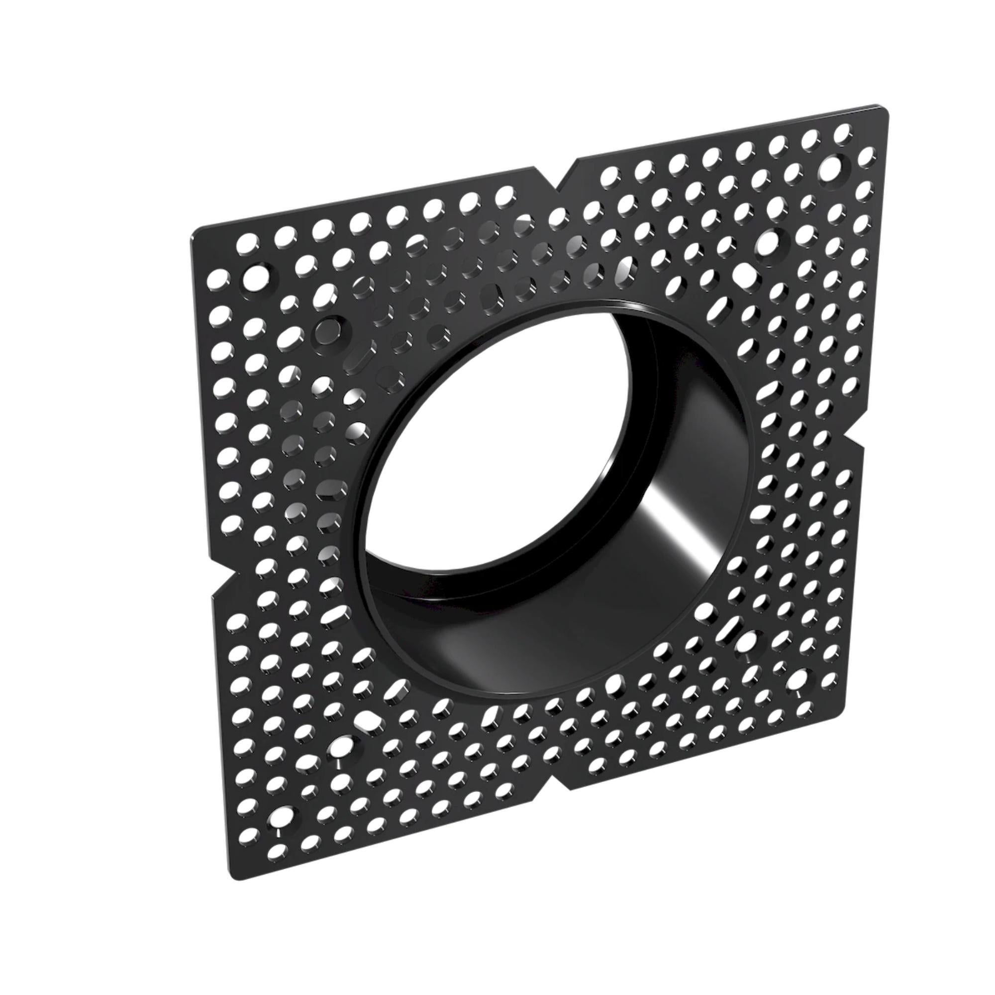 Rhyme 3" Round Trimless LED Downlight, 15W, 1310 Lm, 5-CCT, Black - Bees Lighting